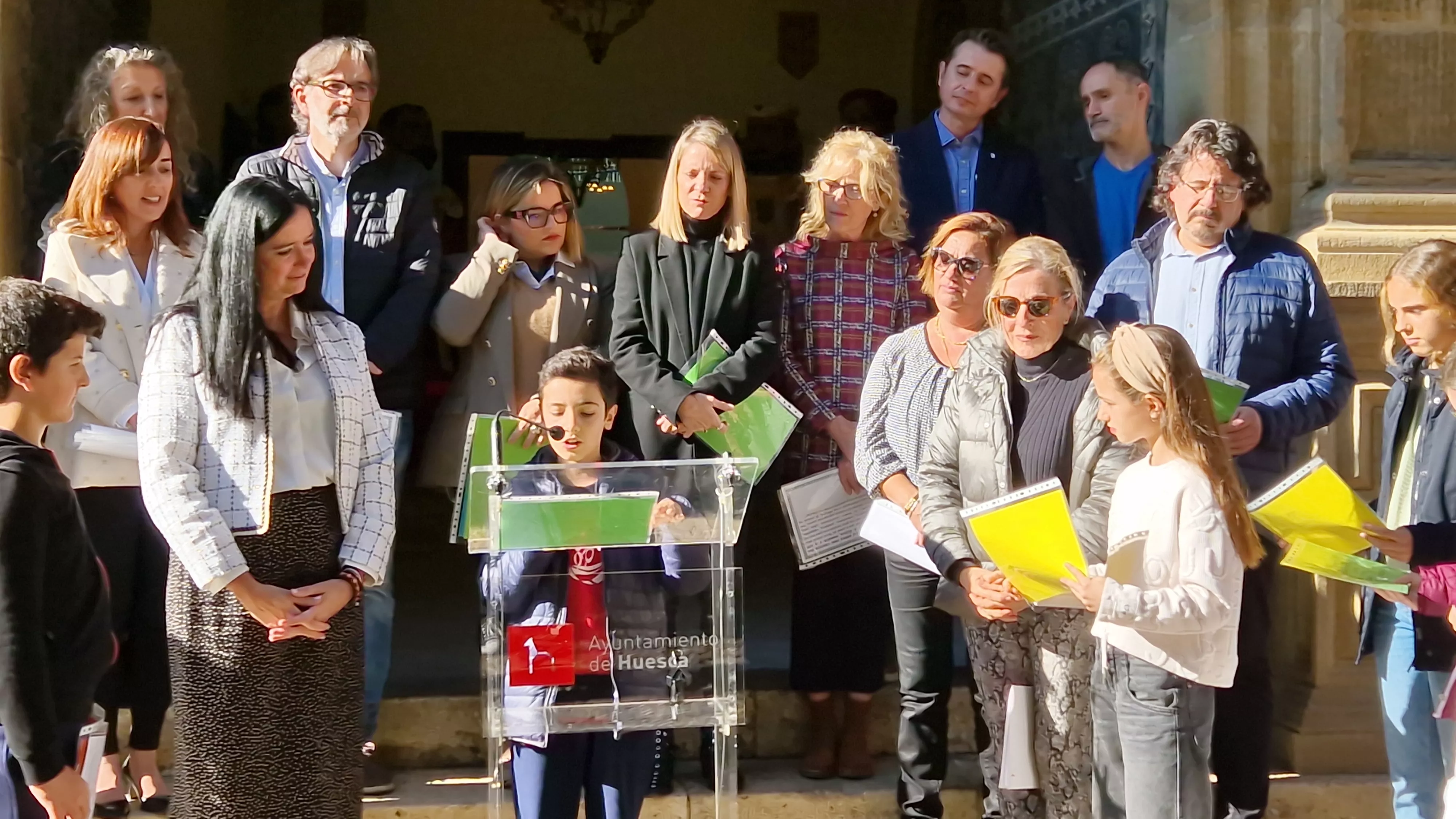 Día de los Derechos del Niño en Huesca. Foto Myriam Martínez