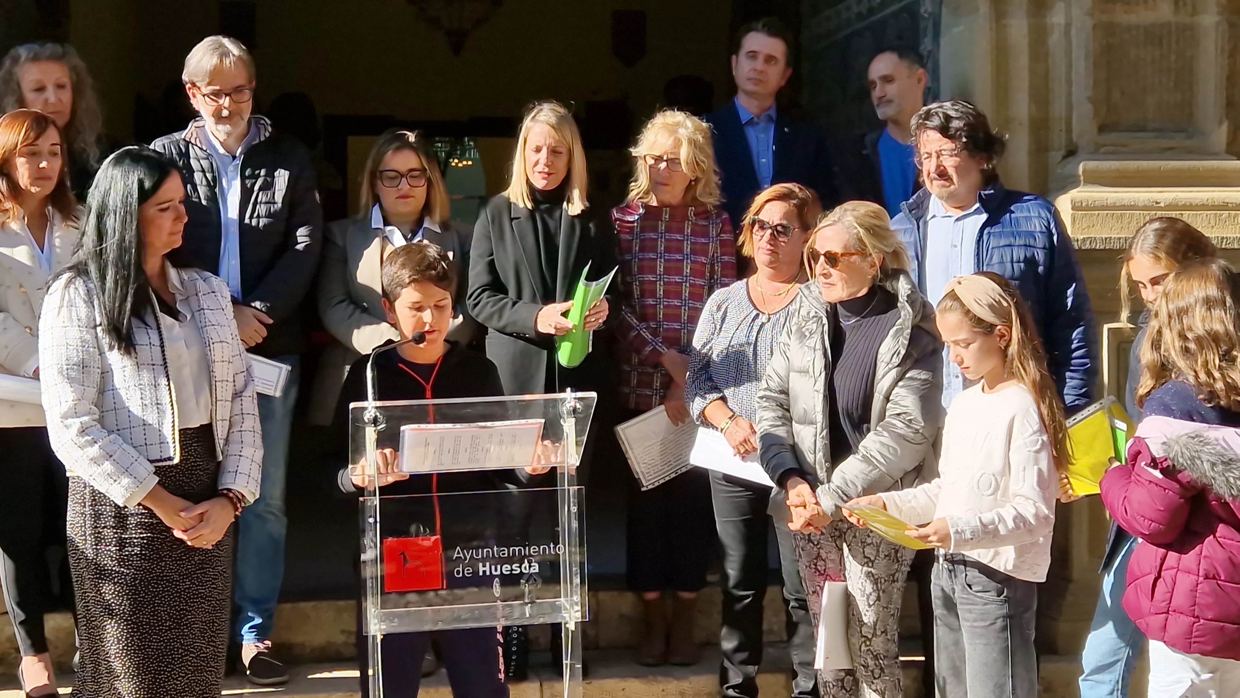 Día de los Derechos del Niño en Huesca. Foto Myriam Martínez