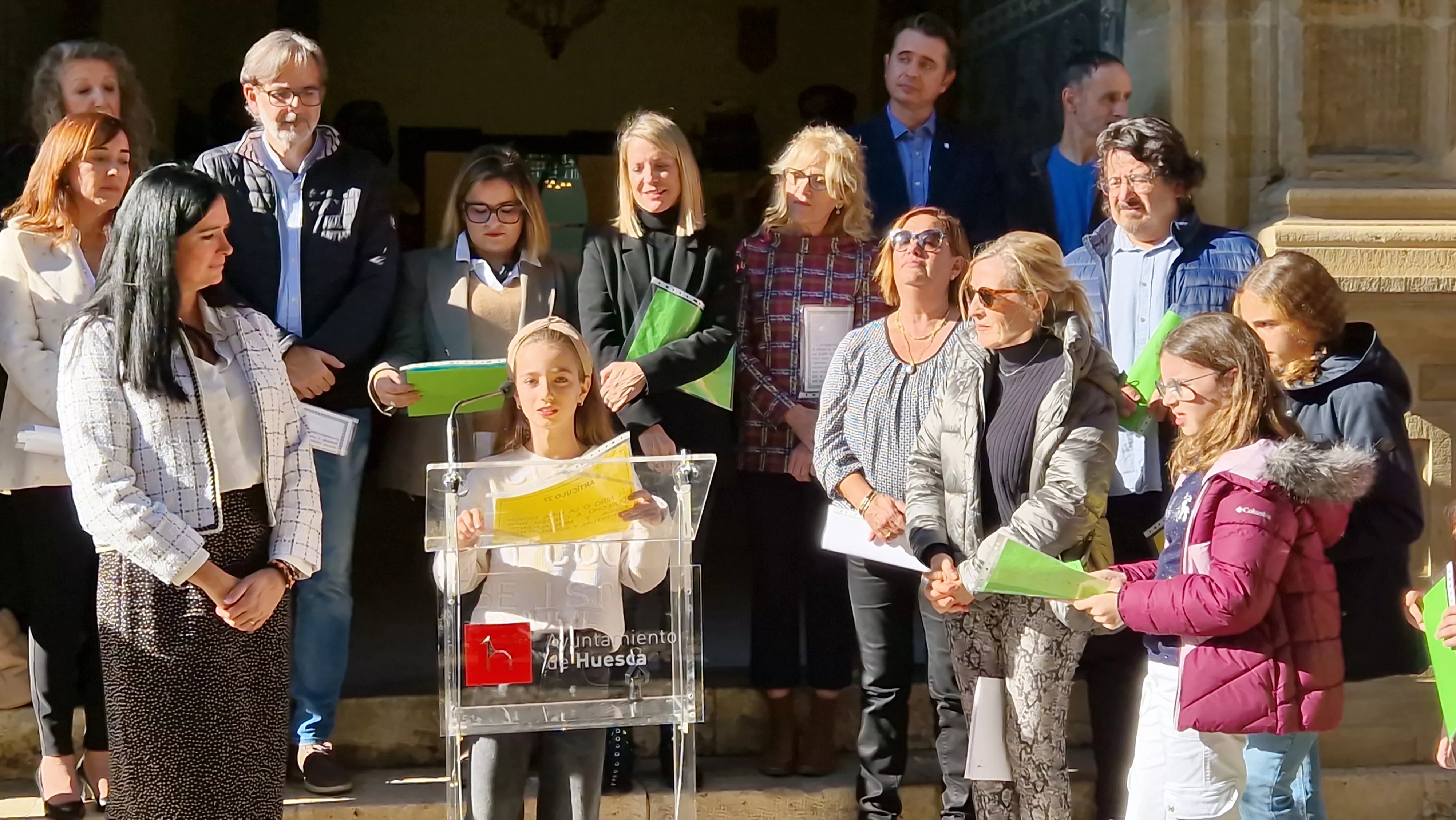 Día de los Derechos del Niño en Huesca. Foto Myriam Martínez