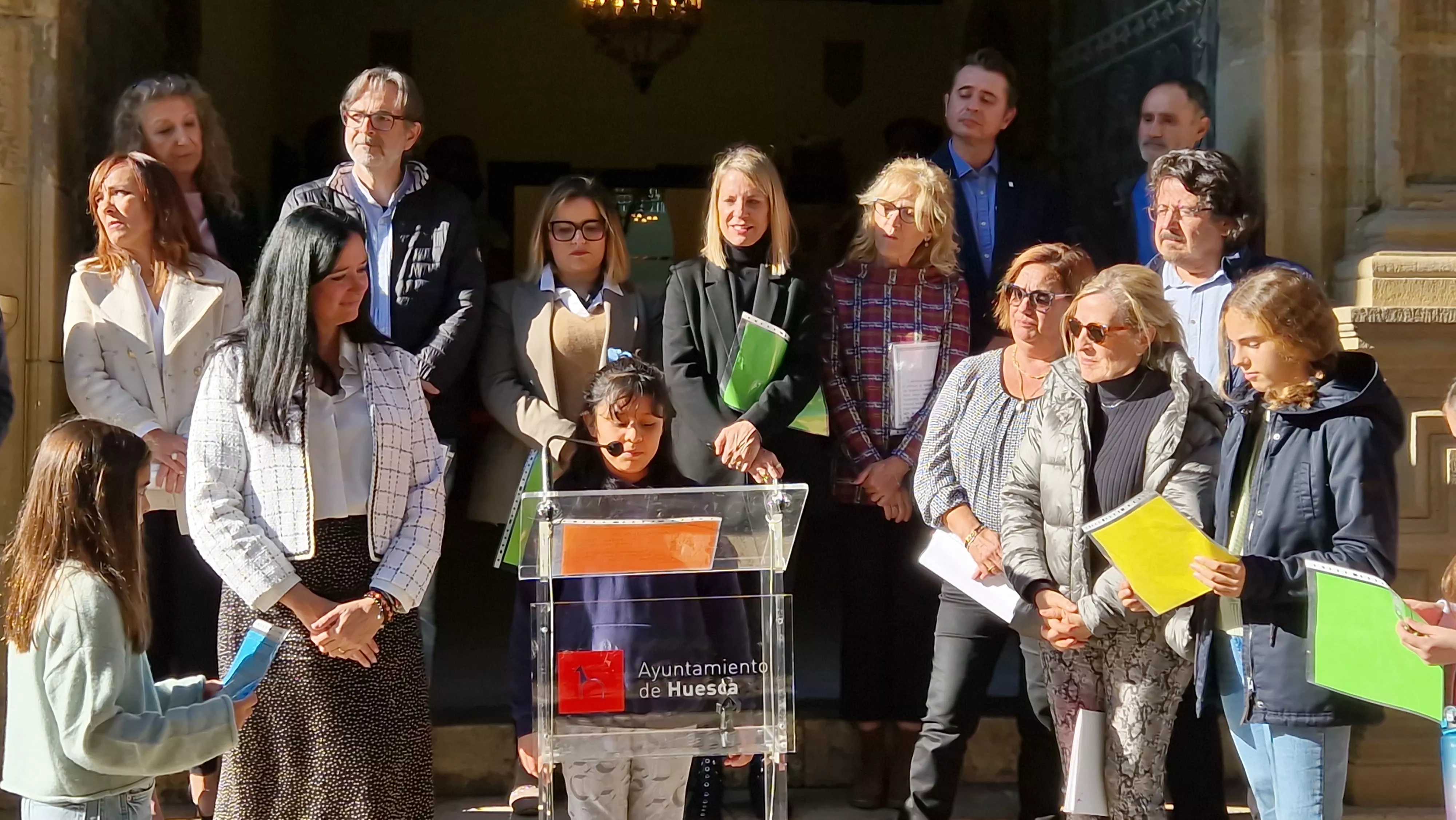 Día de los Derechos del Niño en Huesca. Foto Myriam Martínez