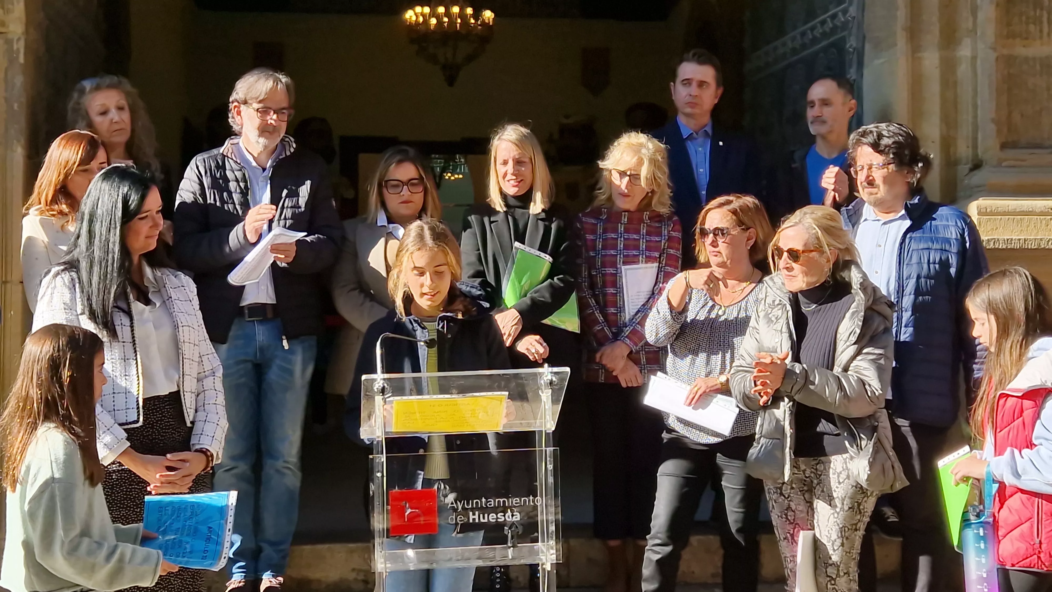 Día de los Derechos del Niño en Huesca. Foto Myriam Martínez