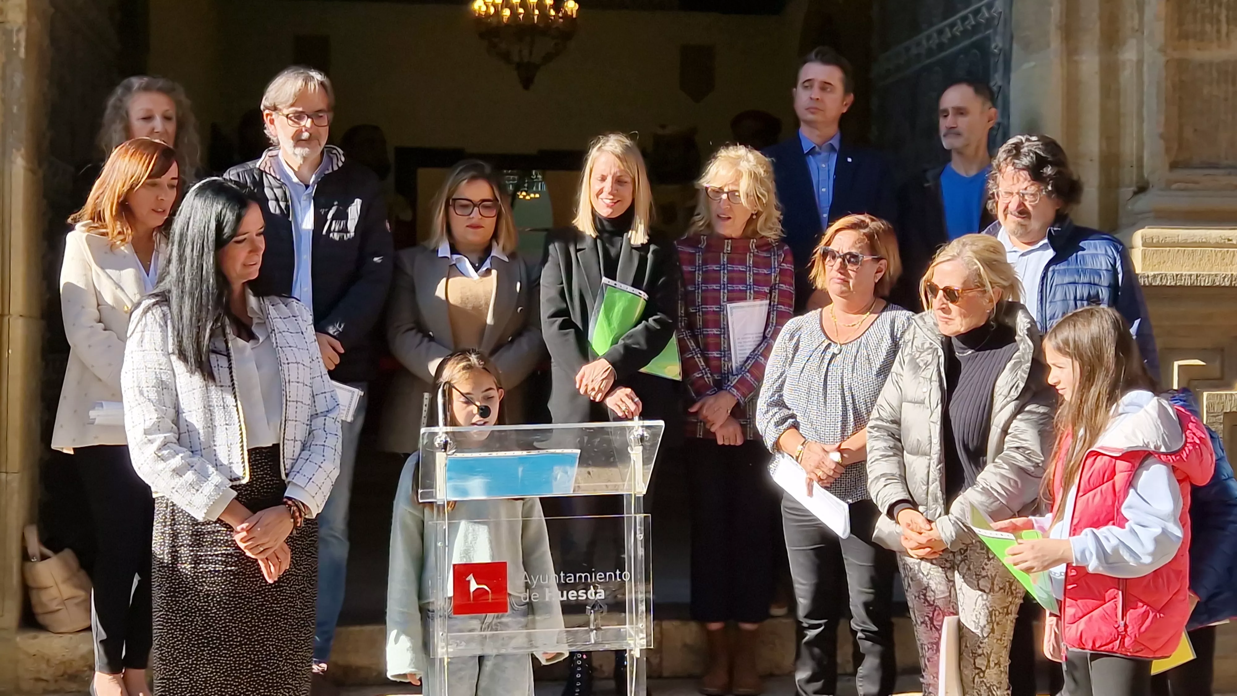 Día de los Derechos del Niño en Huesca. Foto Myriam Martínez
