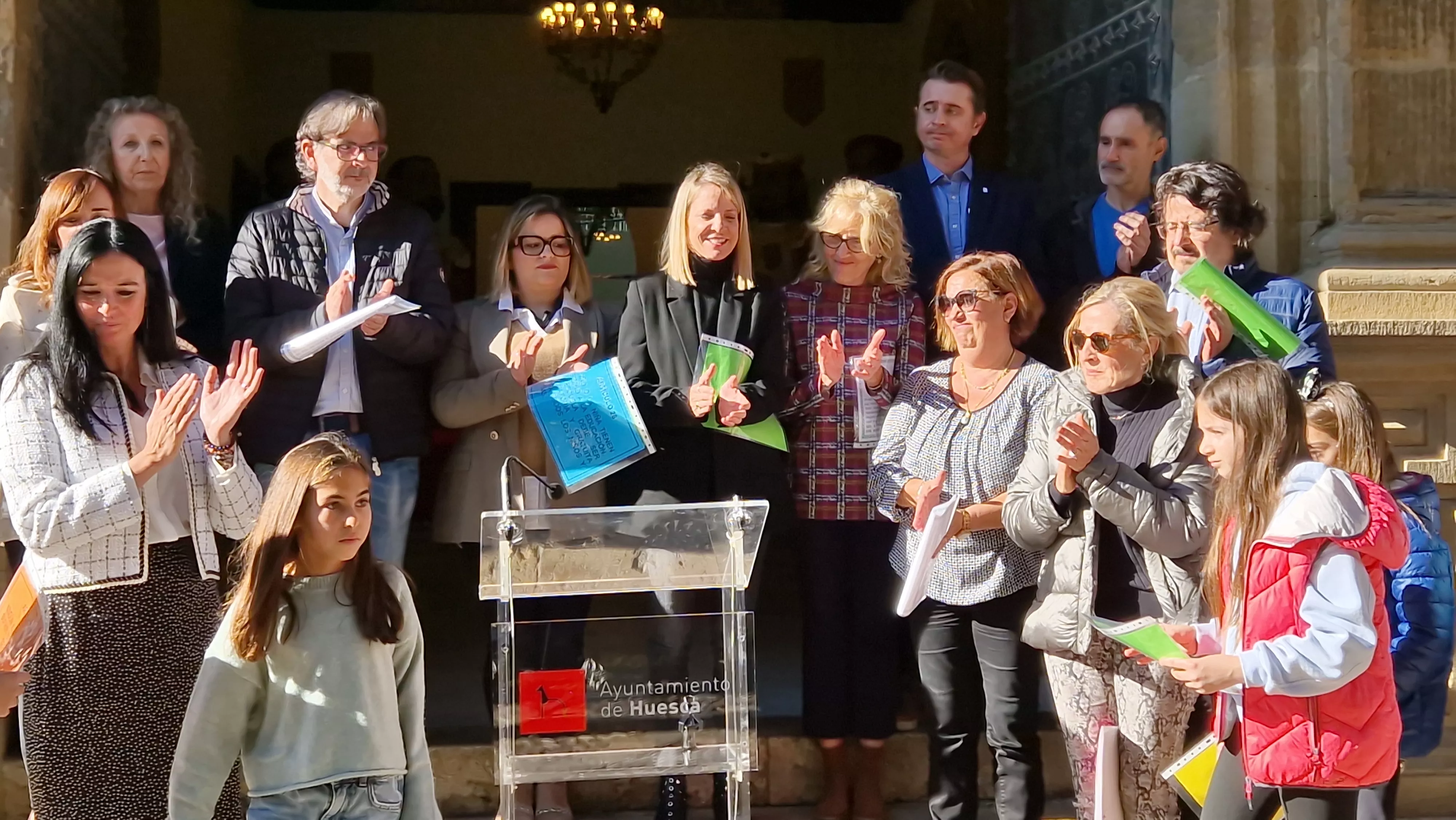 Día de los Derechos del Niño en Huesca. Foto Myriam Martínez