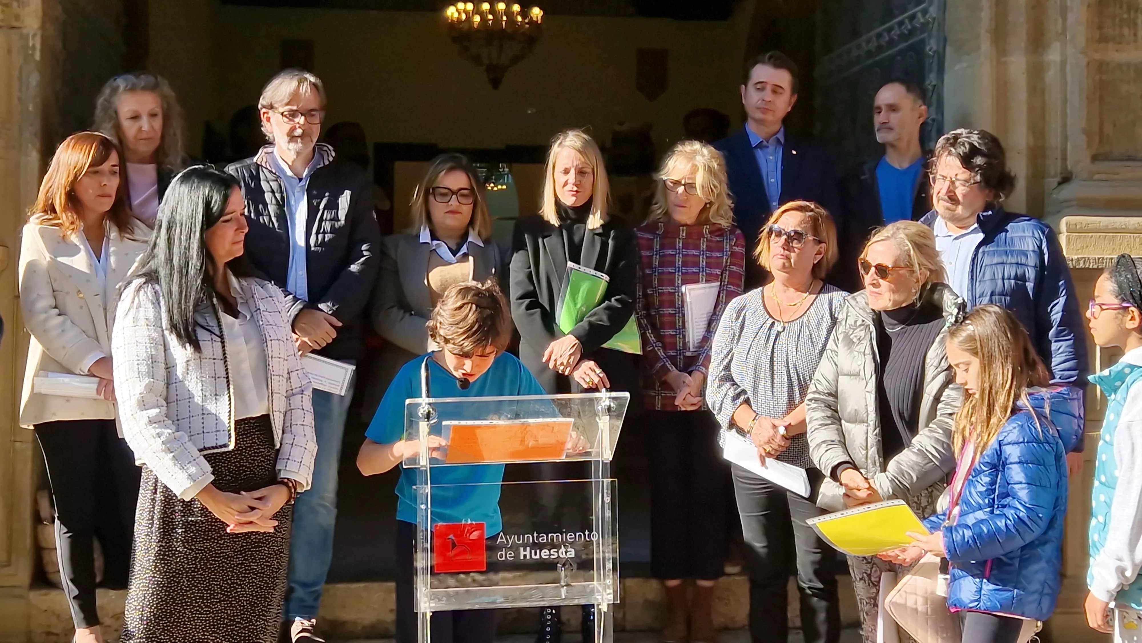 Día de los Derechos del Niño en Huesca. Foto Myriam Martínez