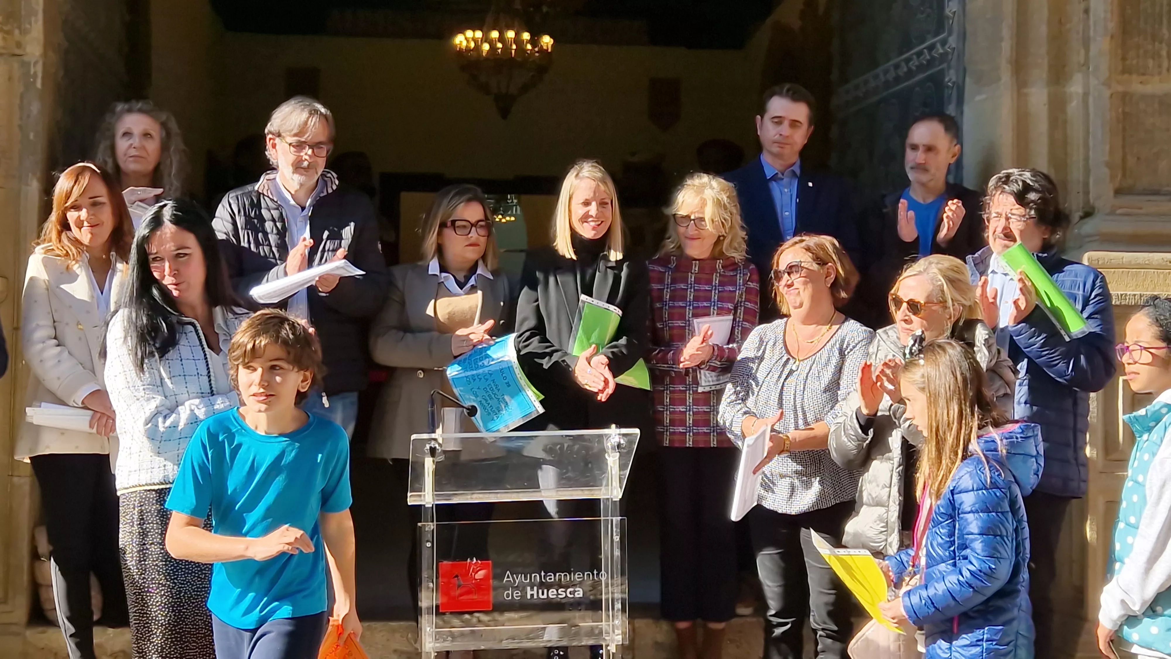 Día de los Derechos del Niño en Huesca. Foto Myriam Martínez