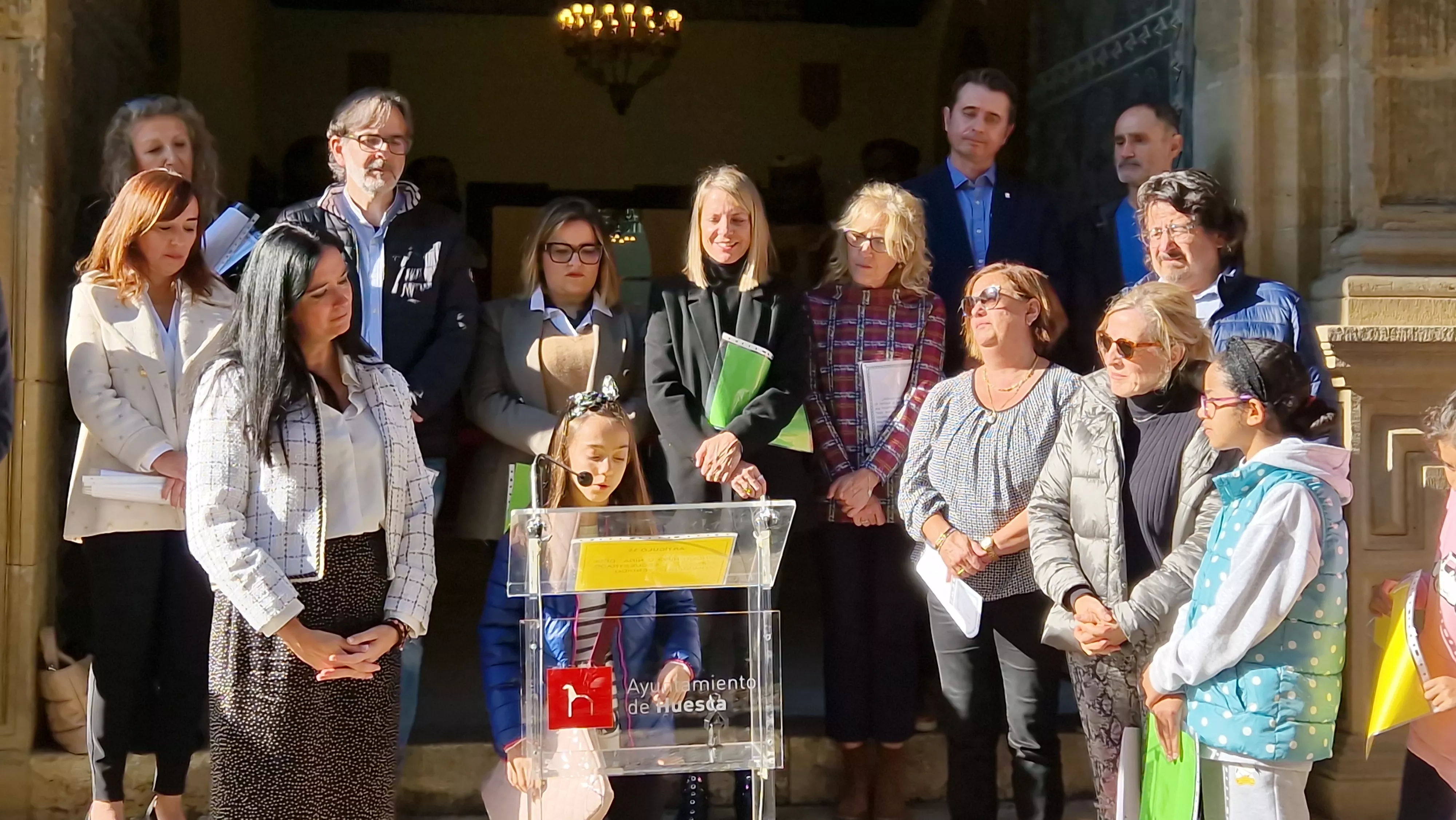 Día de los Derechos del Niño en Huesca. Foto Myriam Martínez