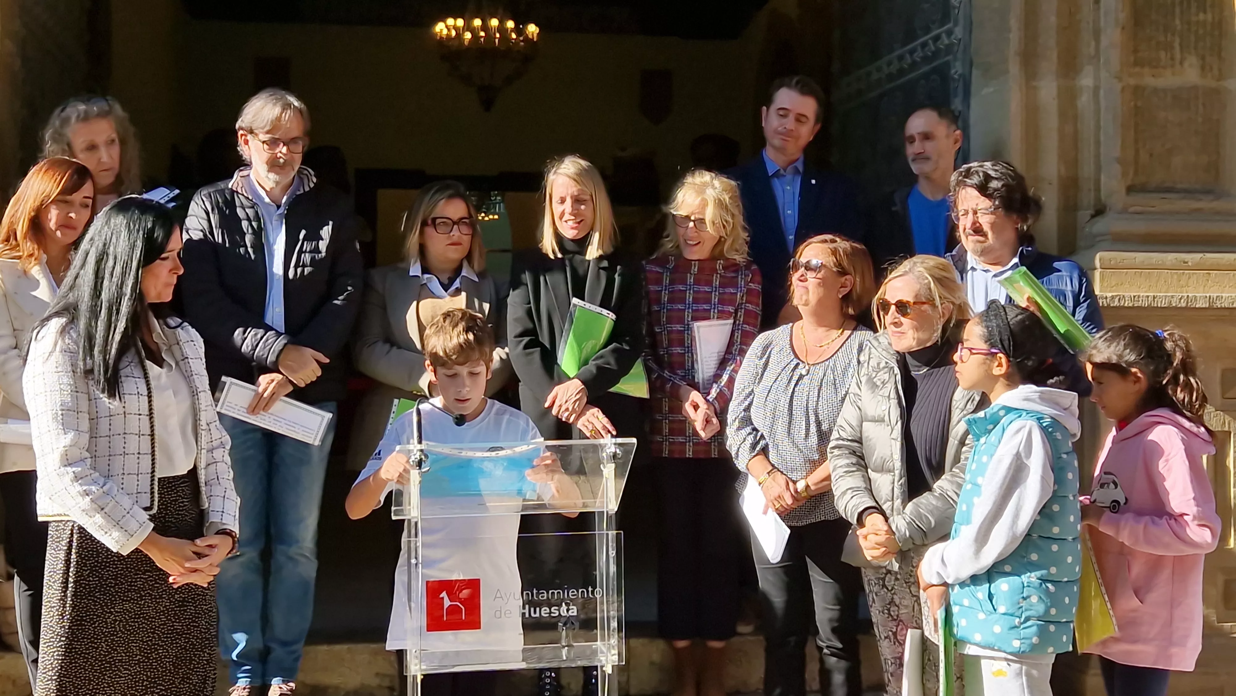 Día de los Derechos del Niño en Huesca. Foto Myriam Martínez