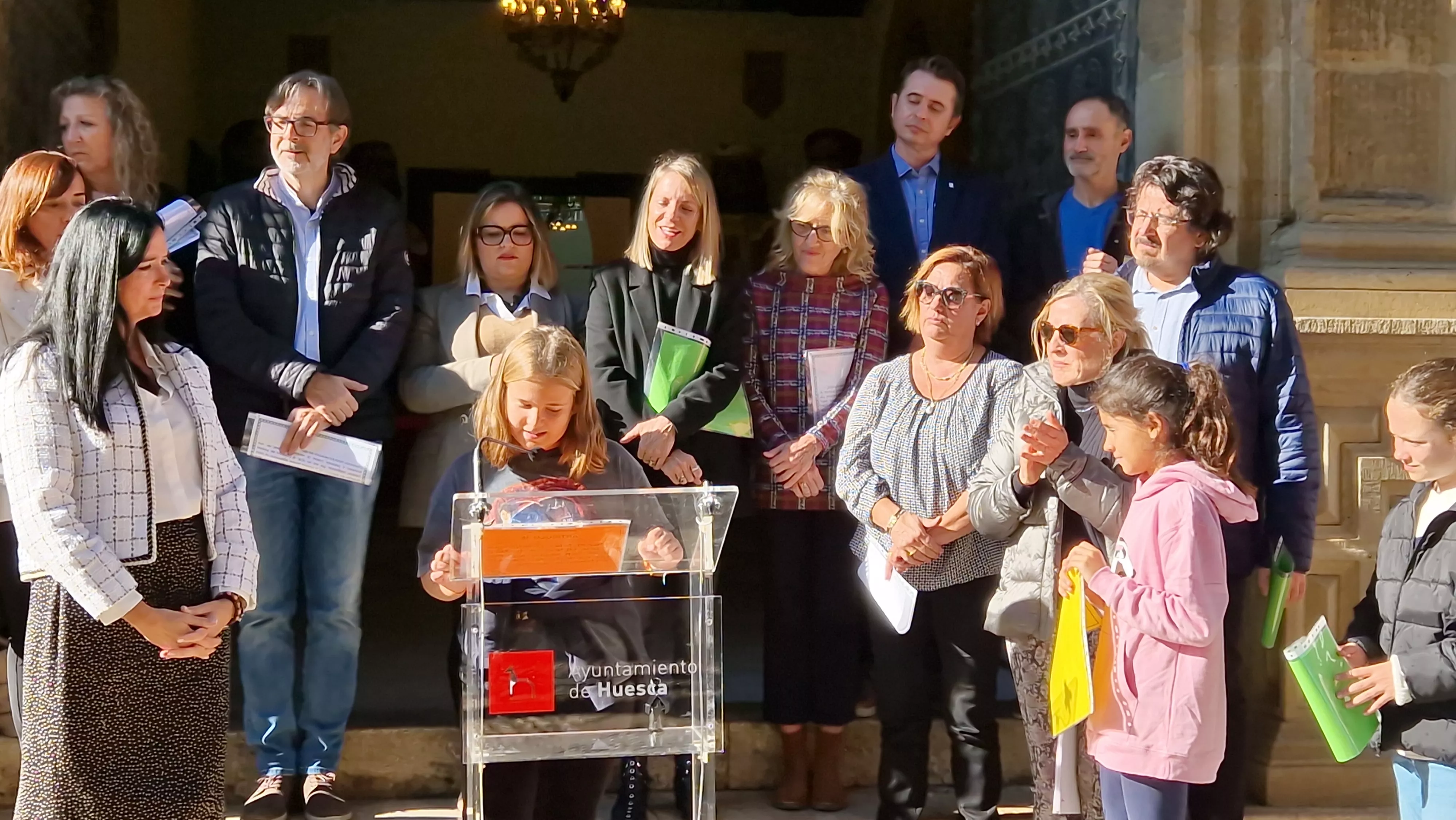 Día de los Derechos del Niño en Huesca. Foto Myriam Martínez