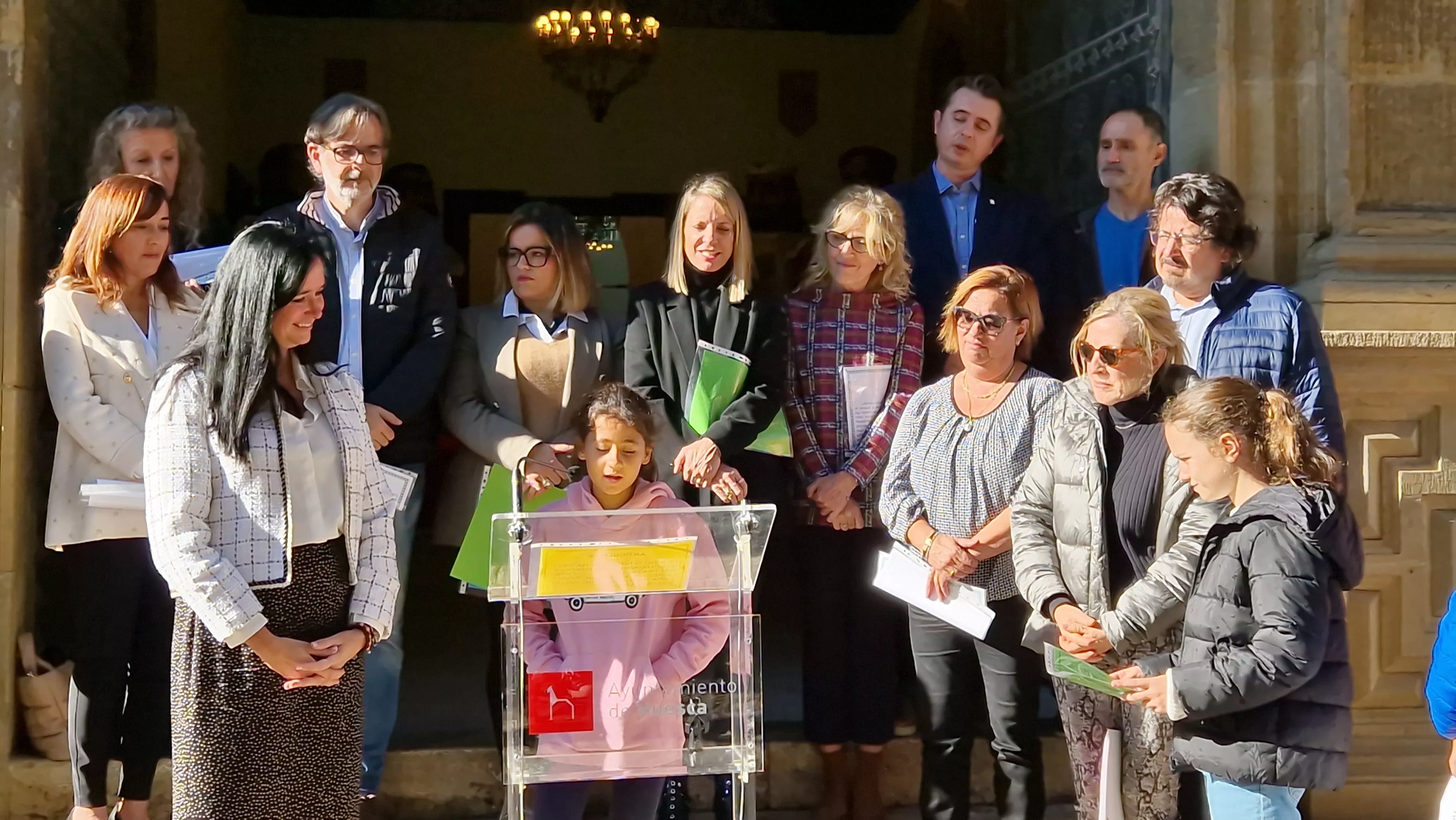 Día de los Derechos del Niño en Huesca. Foto Myriam Martínez