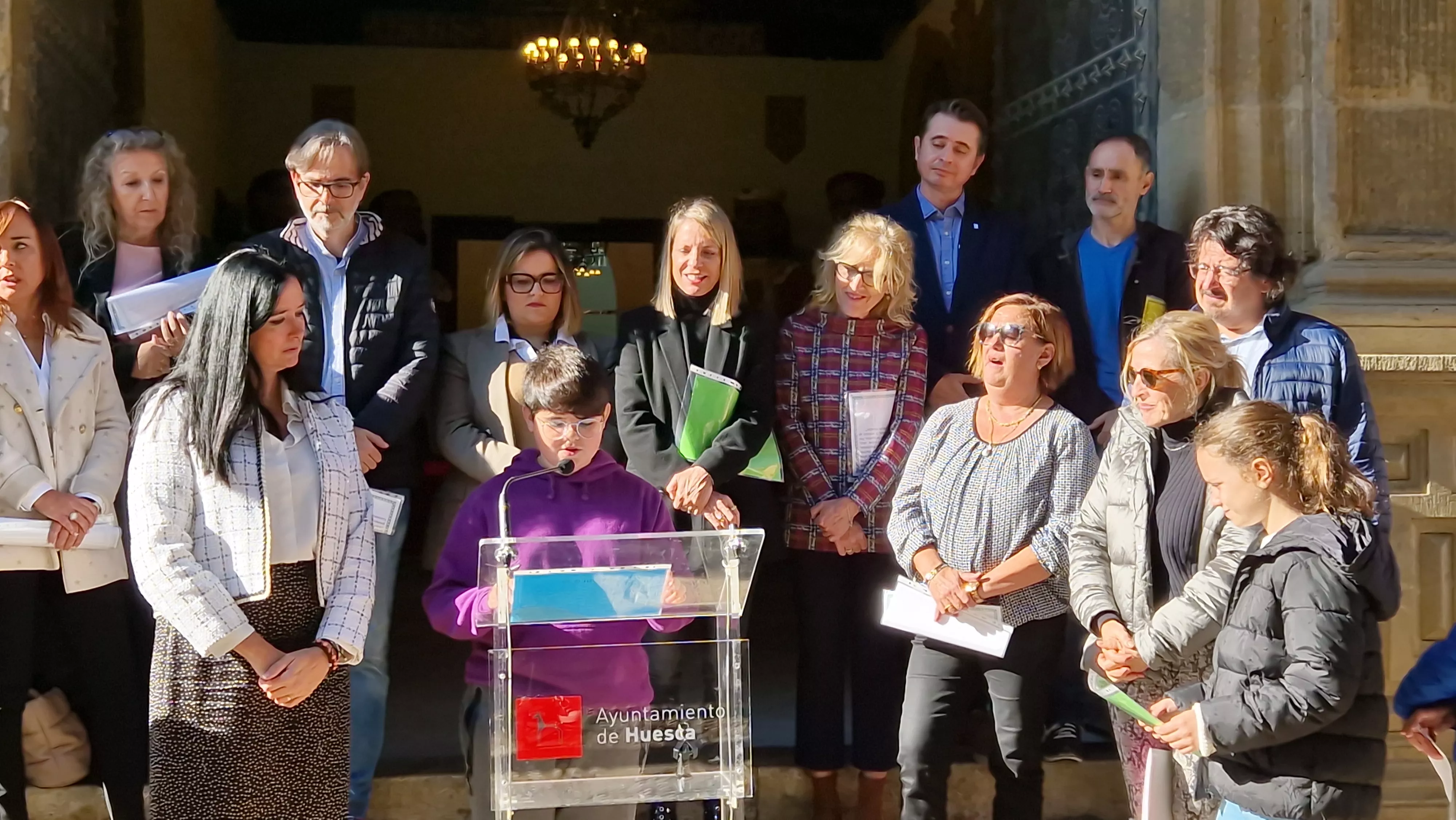 Día de los Derechos del Niño en Huesca. Foto Myriam Martínez