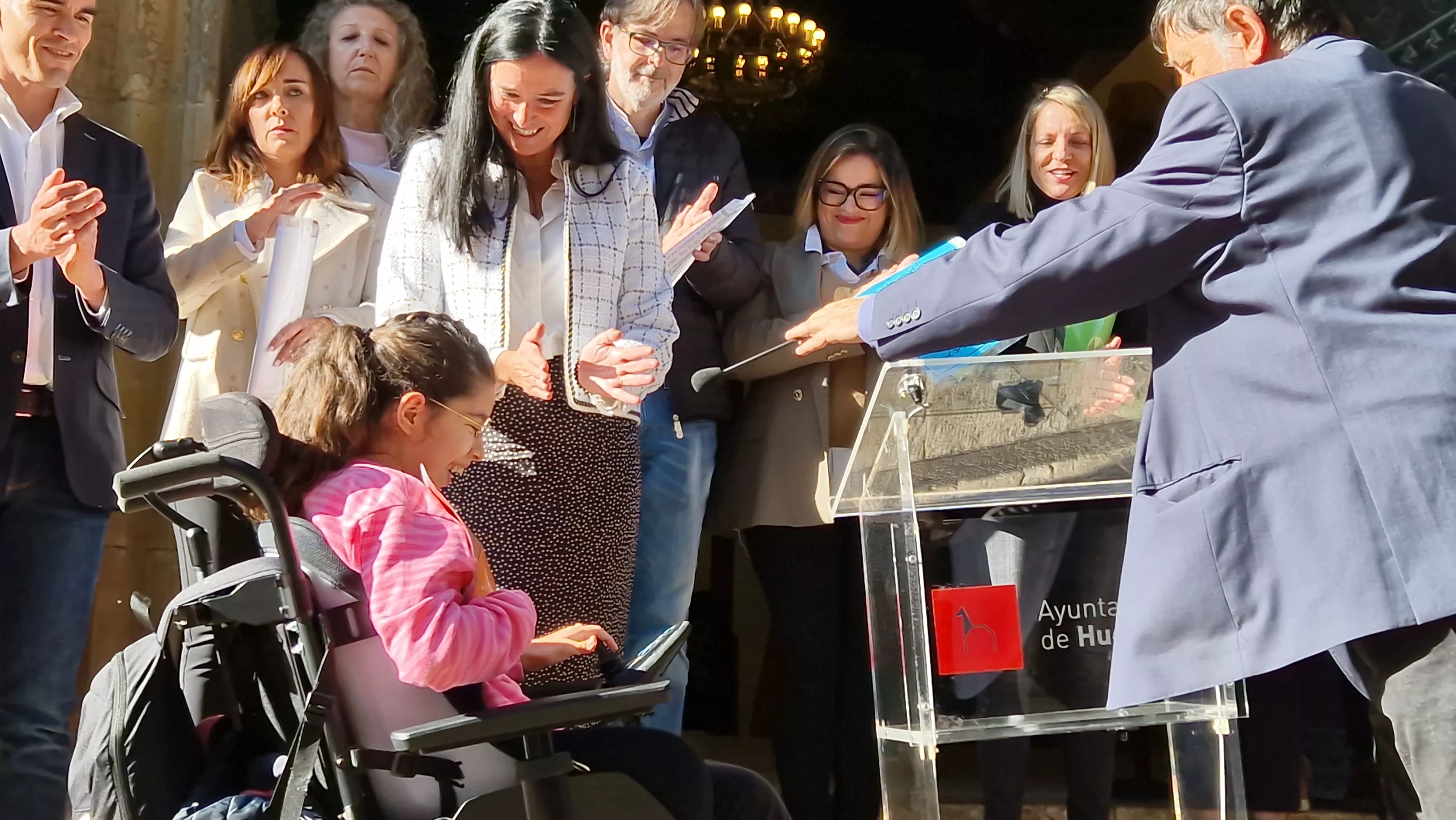 Día de los Derechos del Niño en Huesca. Foto Myriam Martínez