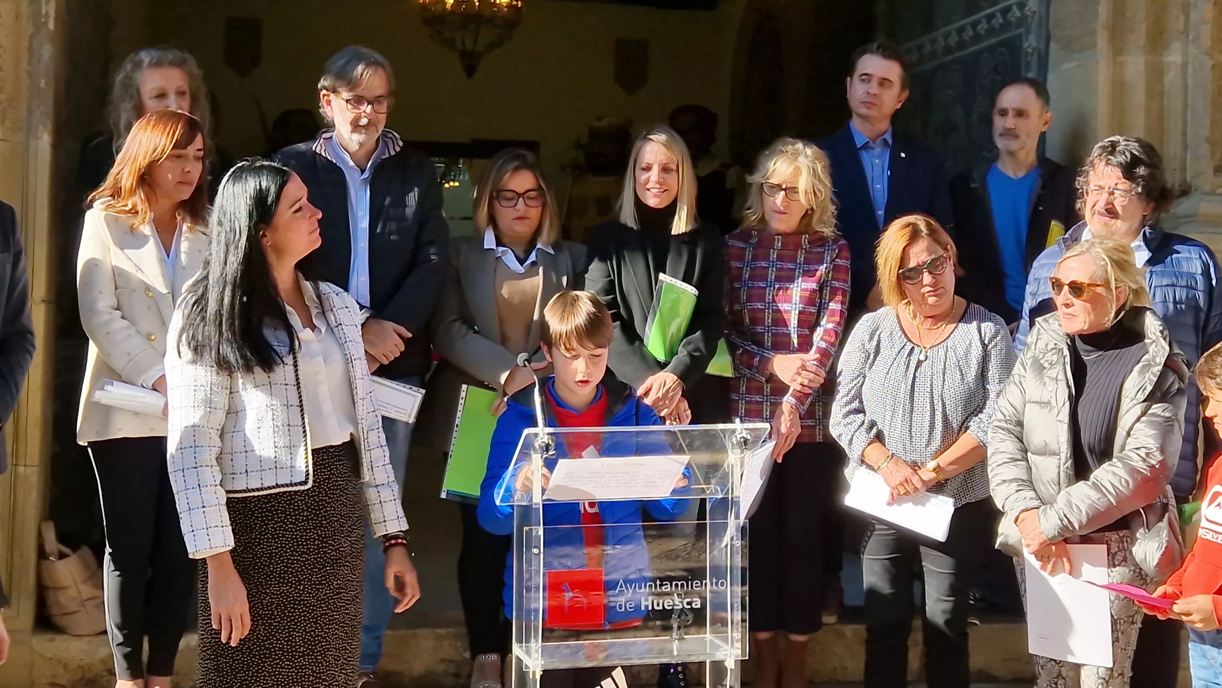 Día de los Derechos del Niño en Huesca. Foto Myriam Martínez