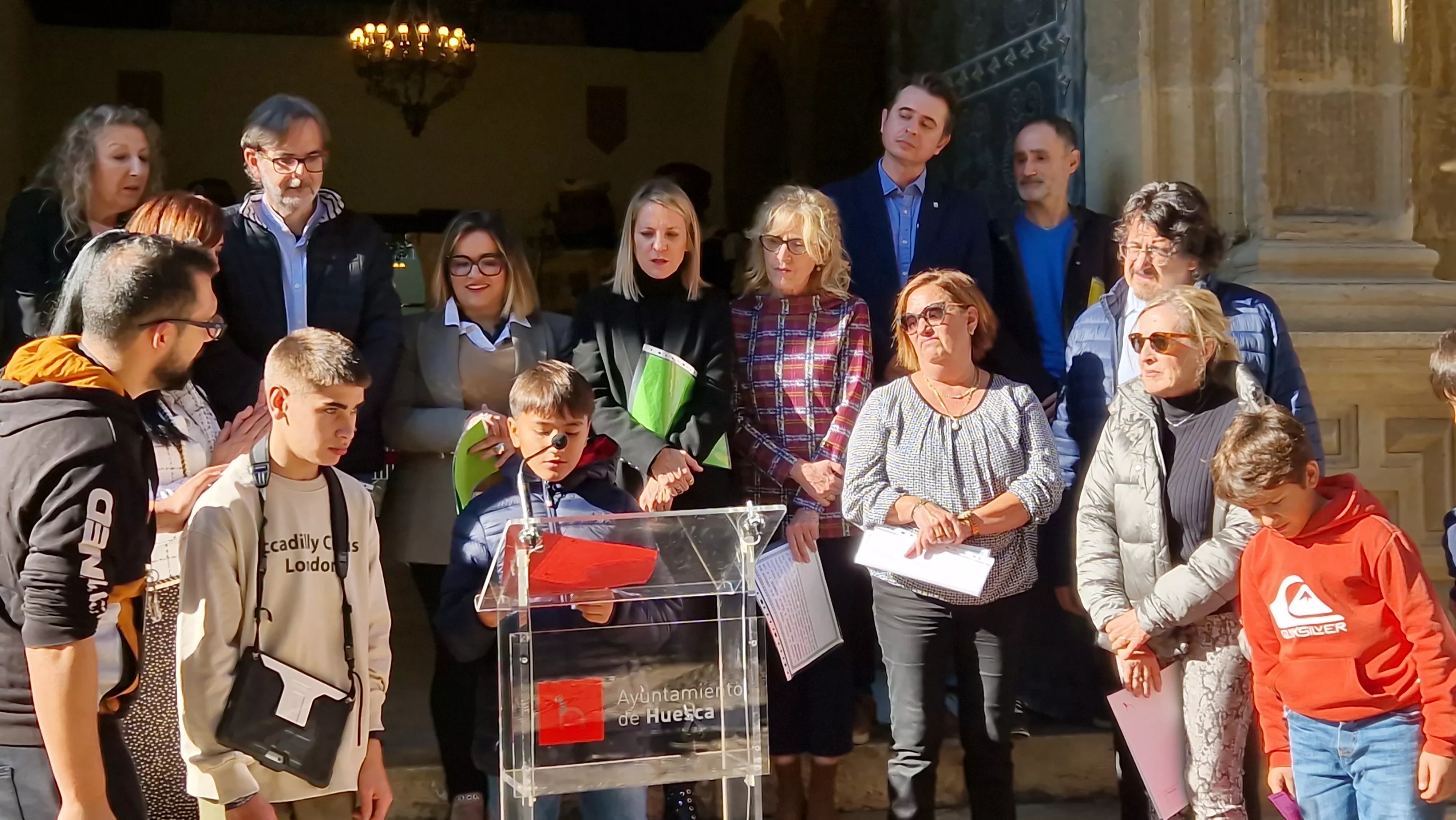 Día de los Derechos del Niño en Huesca. Foto Myriam Martínez