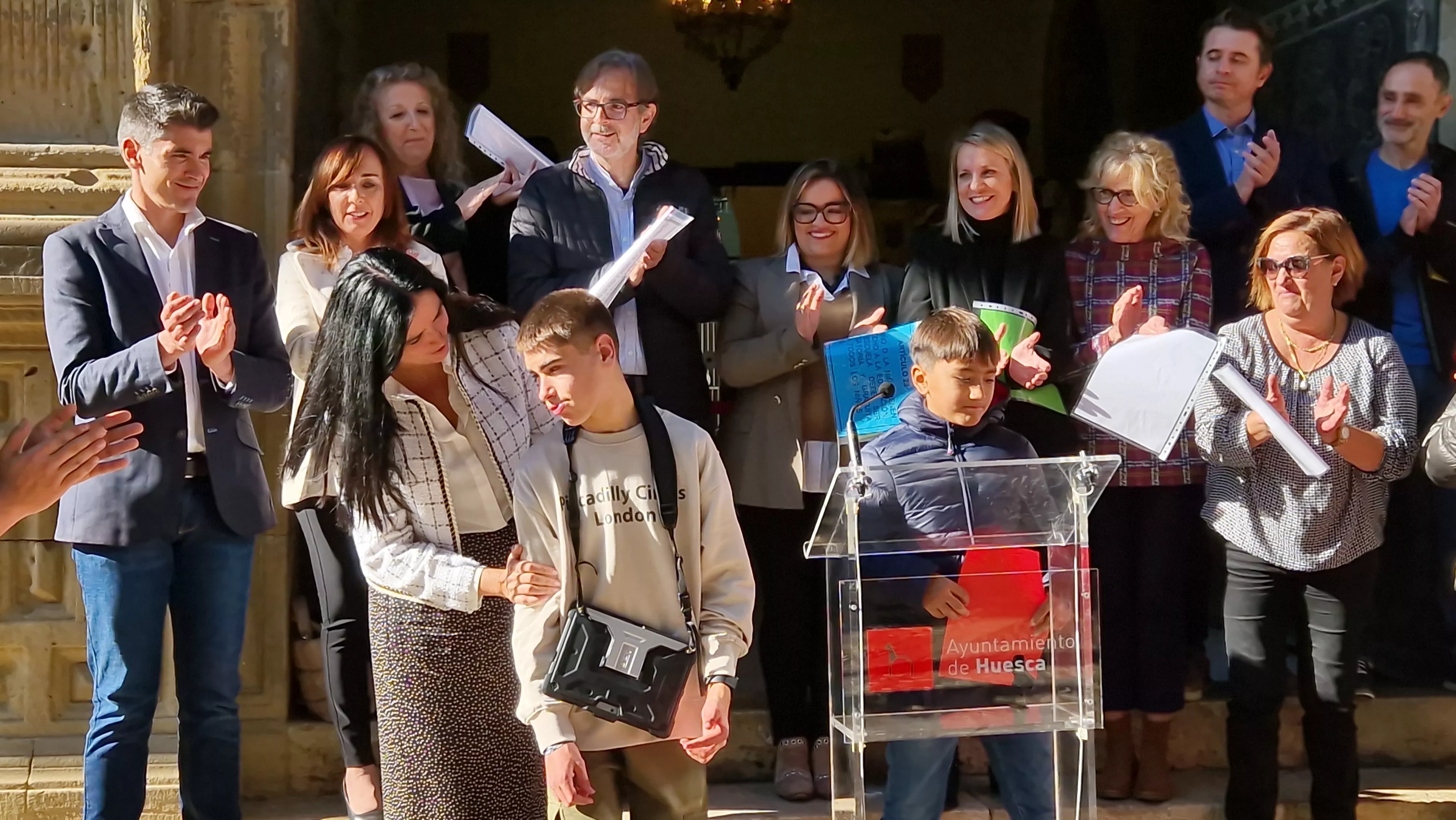Día de los Derechos del Niño en Huesca. Foto Myriam Martínez