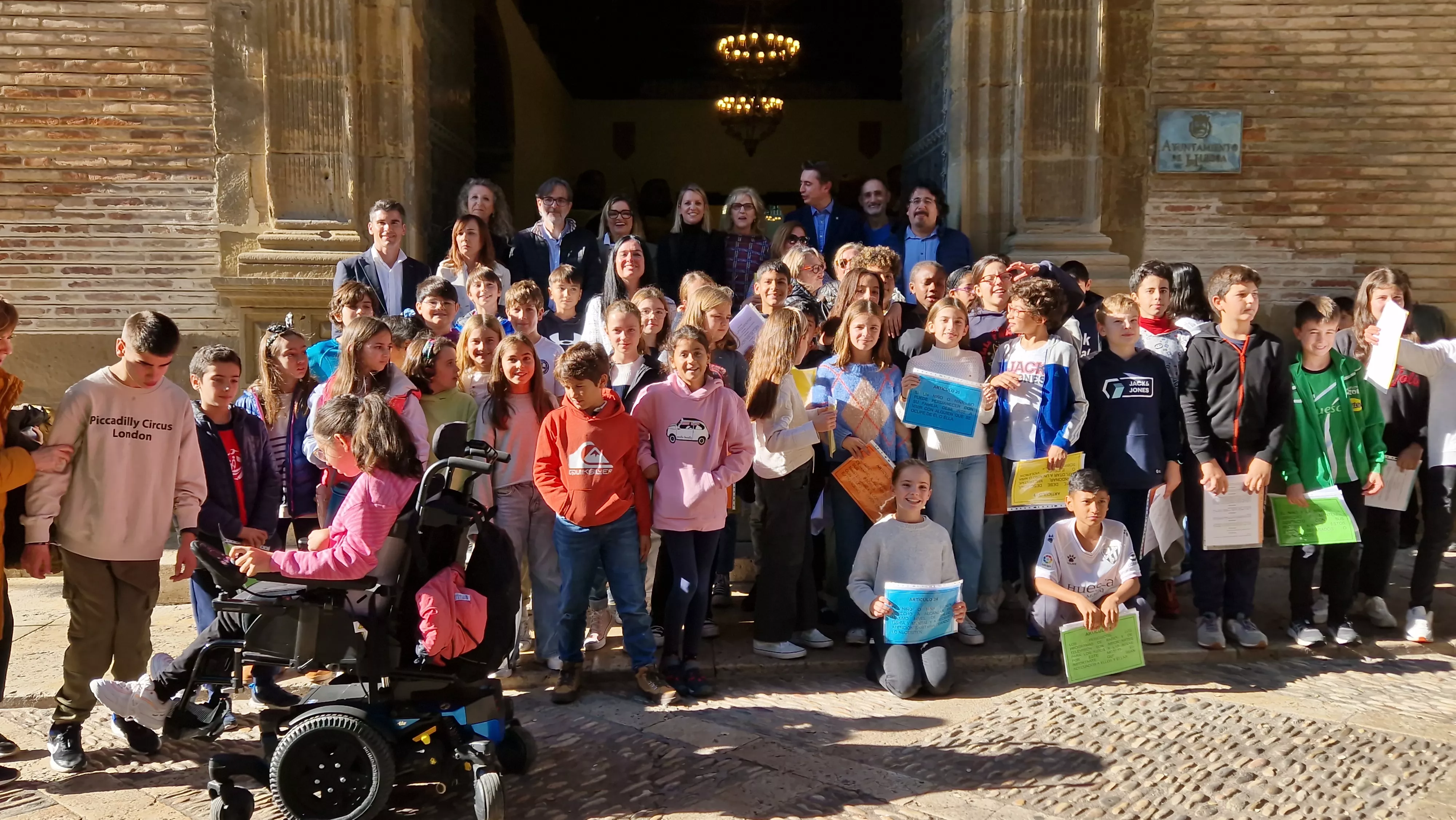 Día de los Derechos del Niño en Huesca. Foto Myriam Martínez