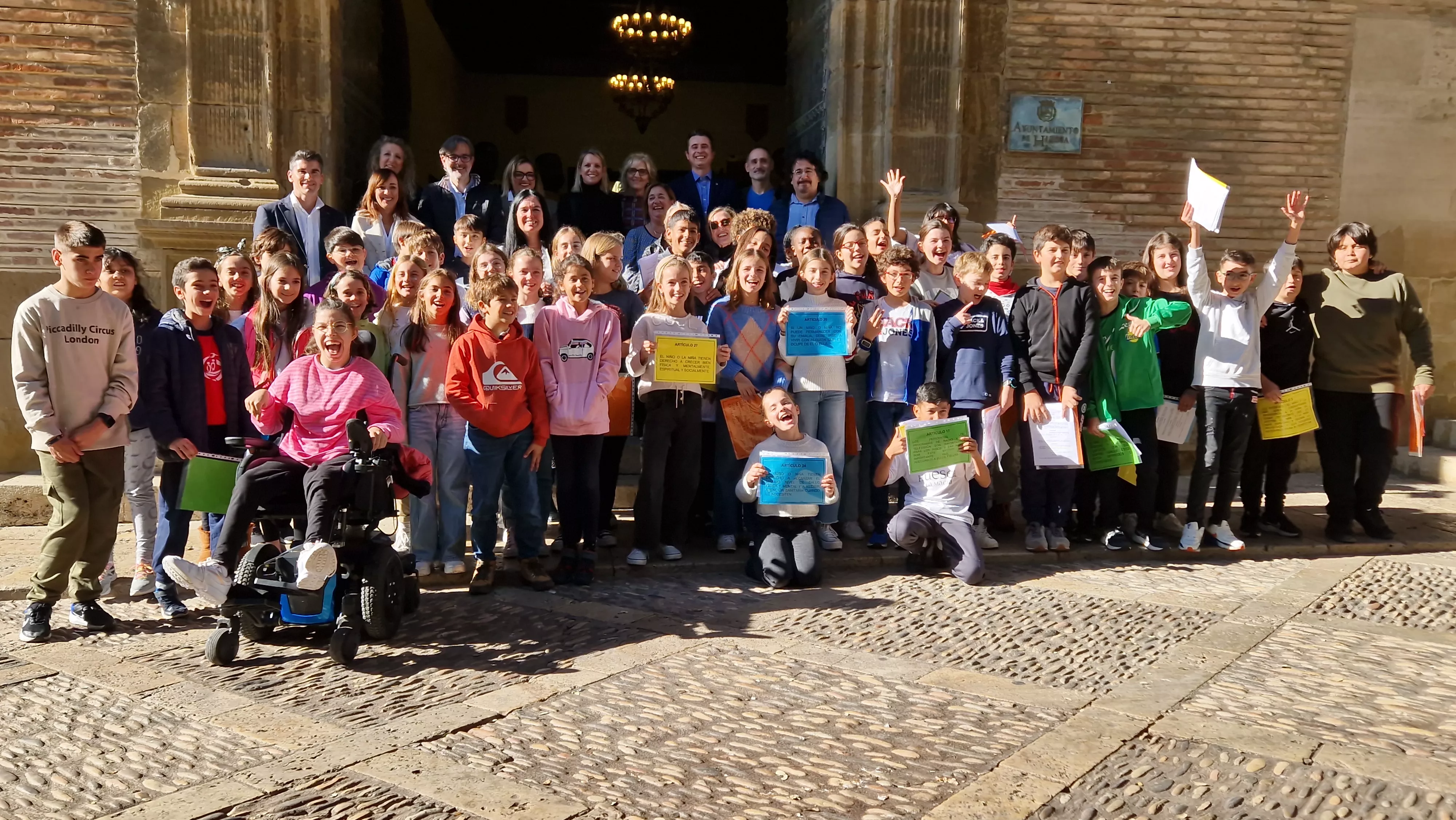 Día de los Derechos del Niño en Huesca. Foto Myriam Martínez