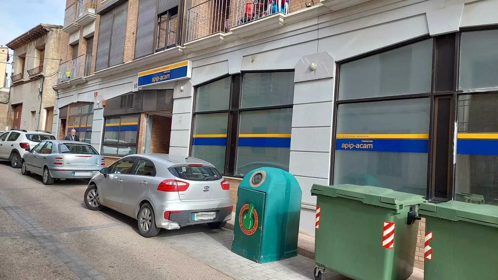 Sede de APIP ACAM en Huesca, por la que VOX preguntará en pleno