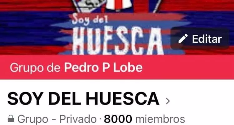 Grupo Soy del Huesca con 8.000 miembros