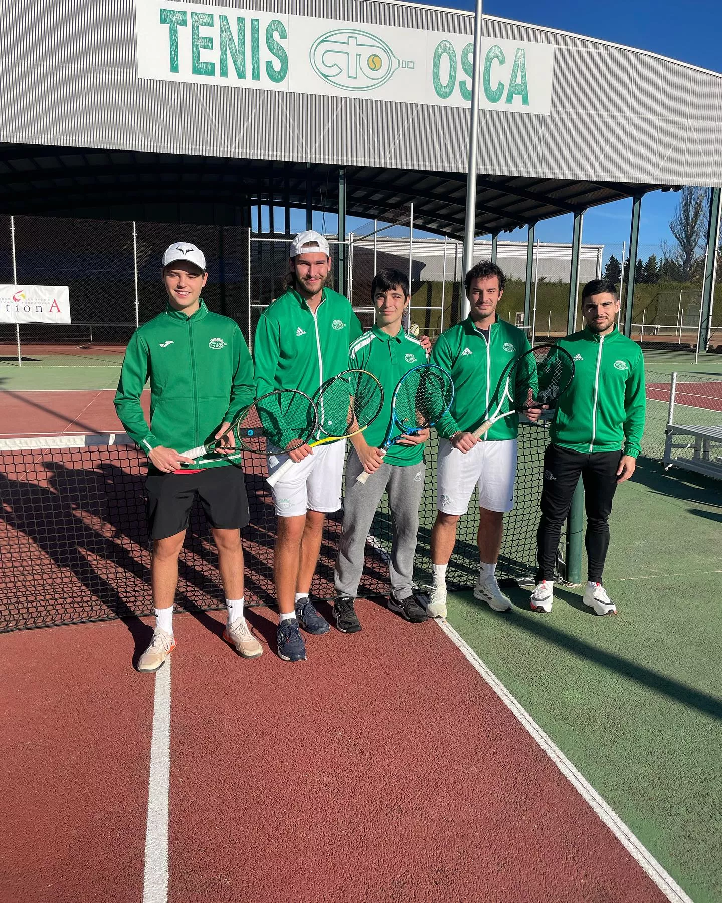 Equipo absoluto masculino del Osca.