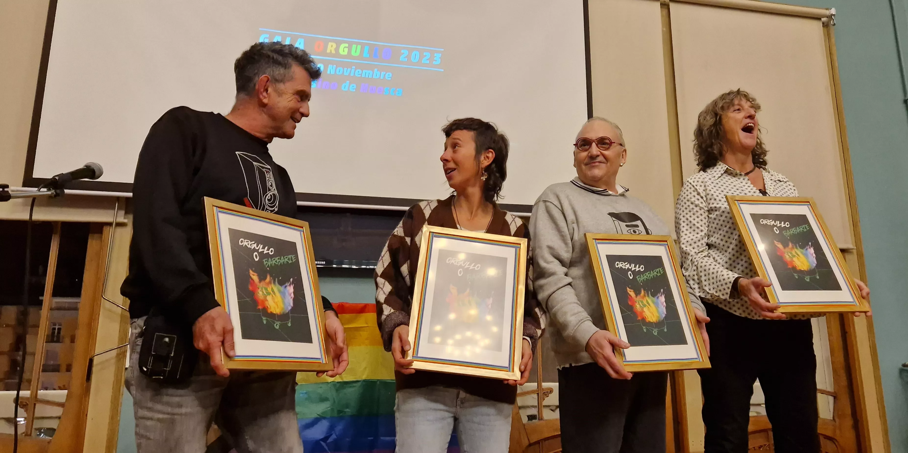 Primera Gala Premios Orgullo de Huesca. Foto Myriam Martínez