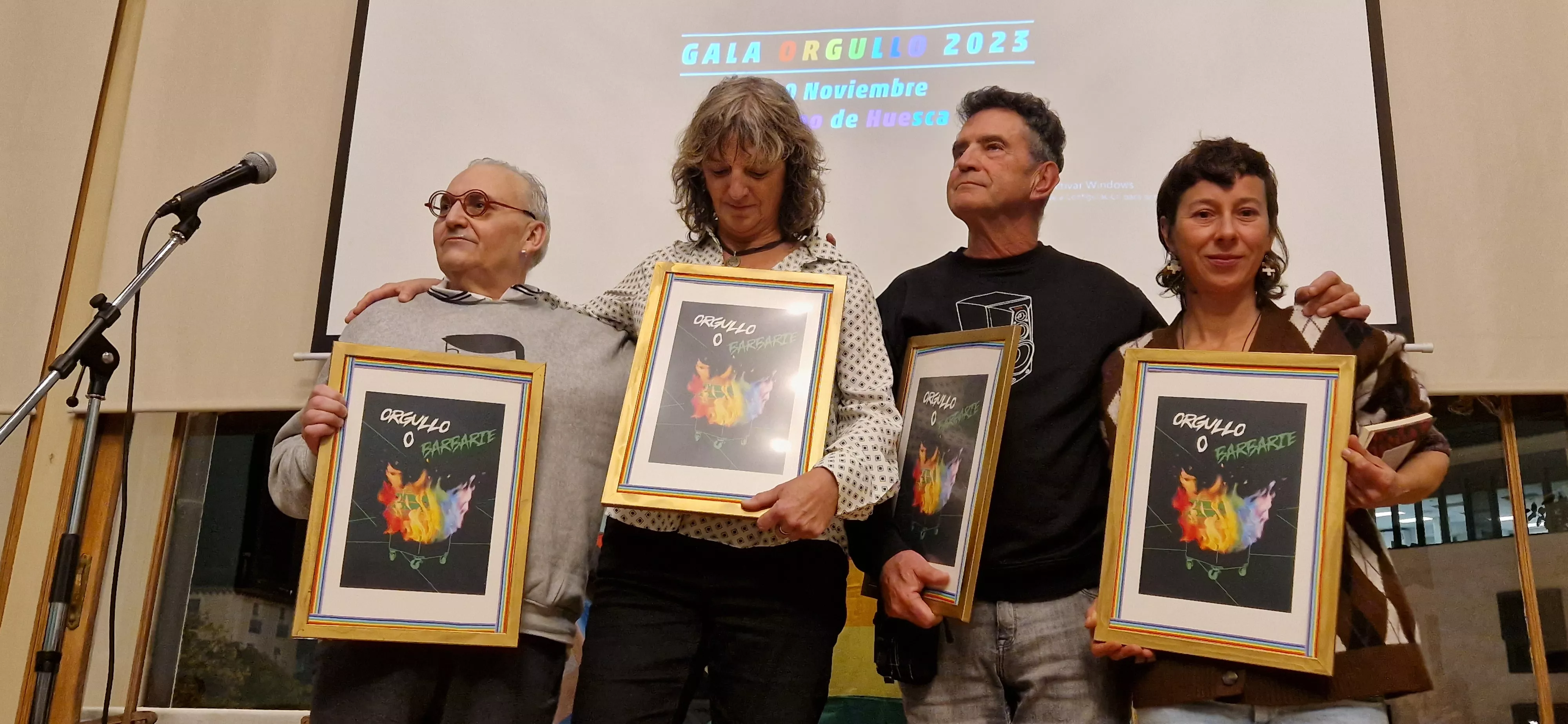 Primera Gala Premios Orgullo de Huesca. Foto Myriam Martínez 