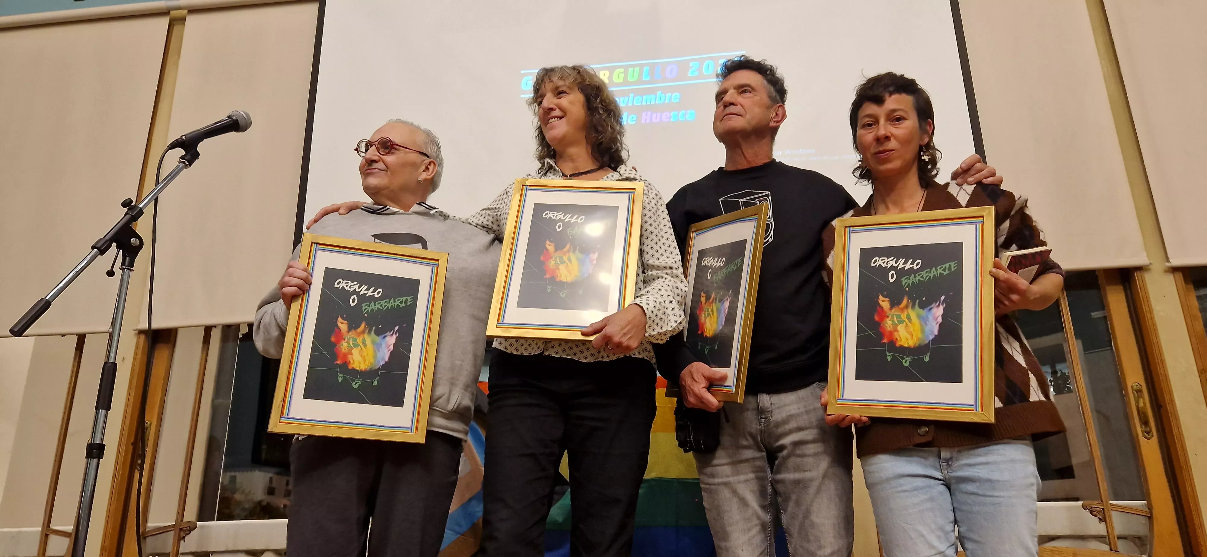Primera Gala Premios Orgullo de Huesca. Foto Myriam Martínez