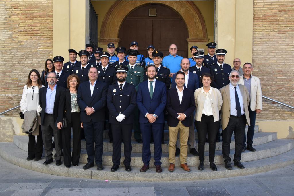 Celebración en Monzón de la fiesta de la Policía Local