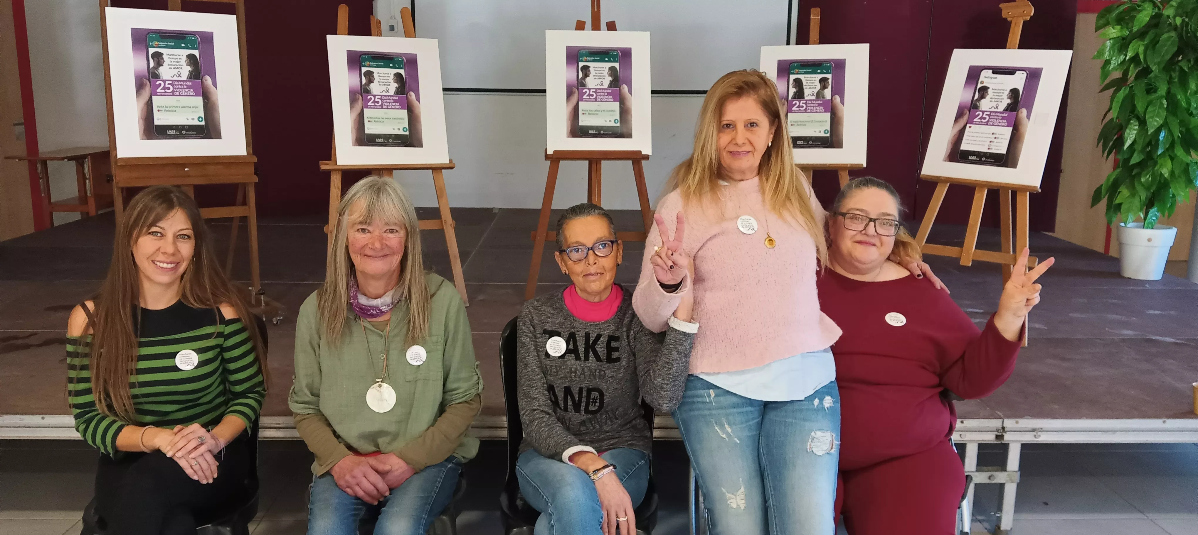 Mujeres del Sobrarbe han participado en la elaboración de la campaña con motivo del 25N. Mujeres del Sobrarbe han participado en la elaboración de la campaña con motivo del 25N.