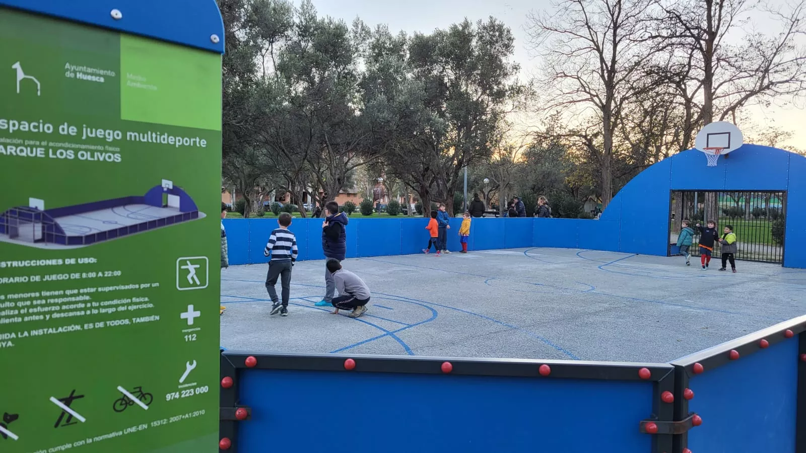 Espacio de Juego Multideporte en Los Olivos.