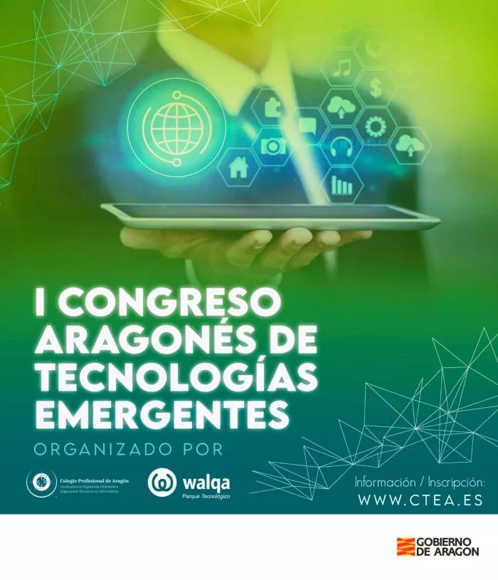 Cartel del Congreso Aragonés de Tecnologías Emergentes
