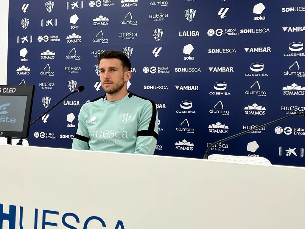 Gerard Valentín, jugador del Huesca.