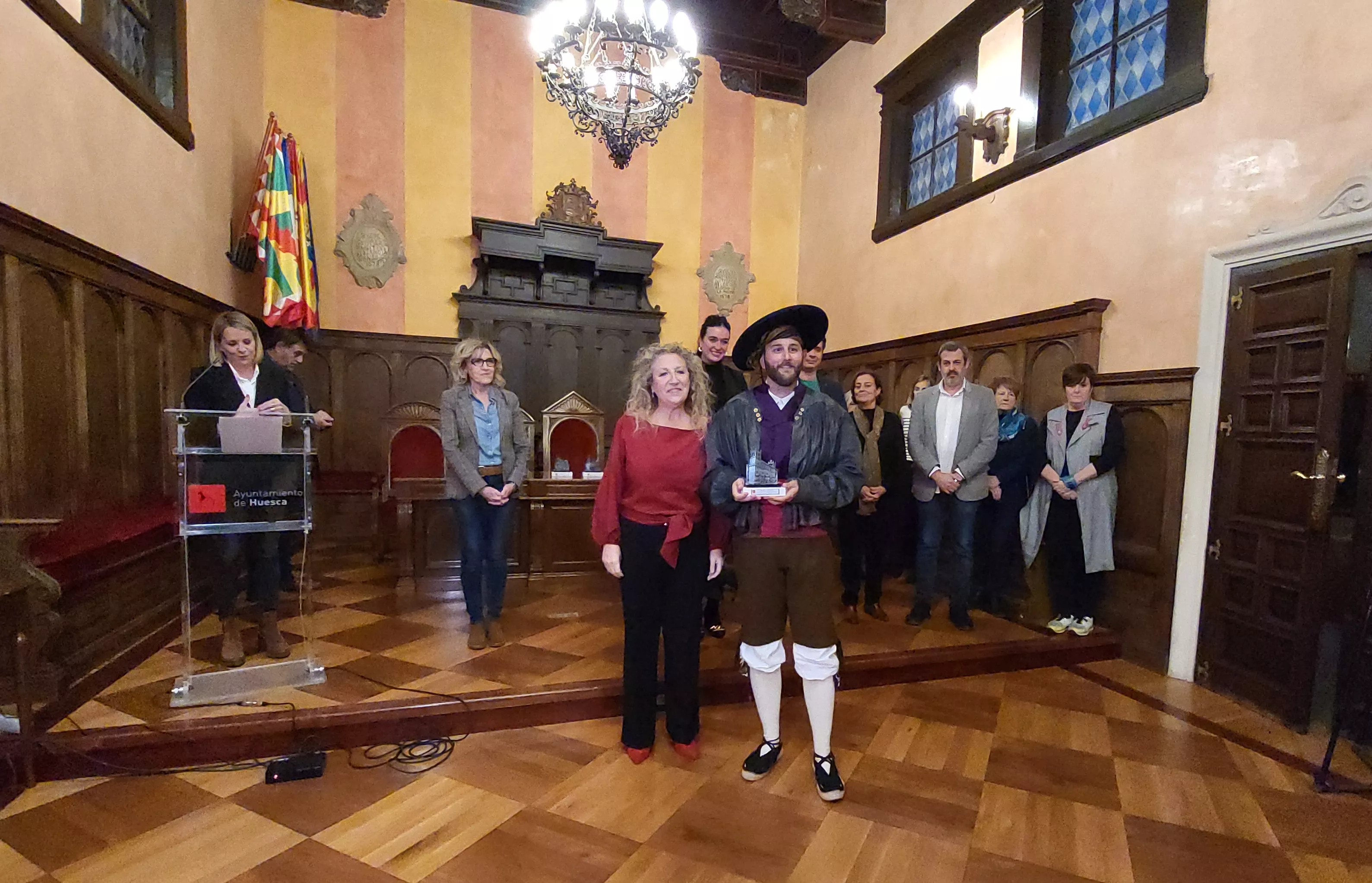 Mario Laborda, premio hombre mejor ataviado. Foto Mercedes Manterola