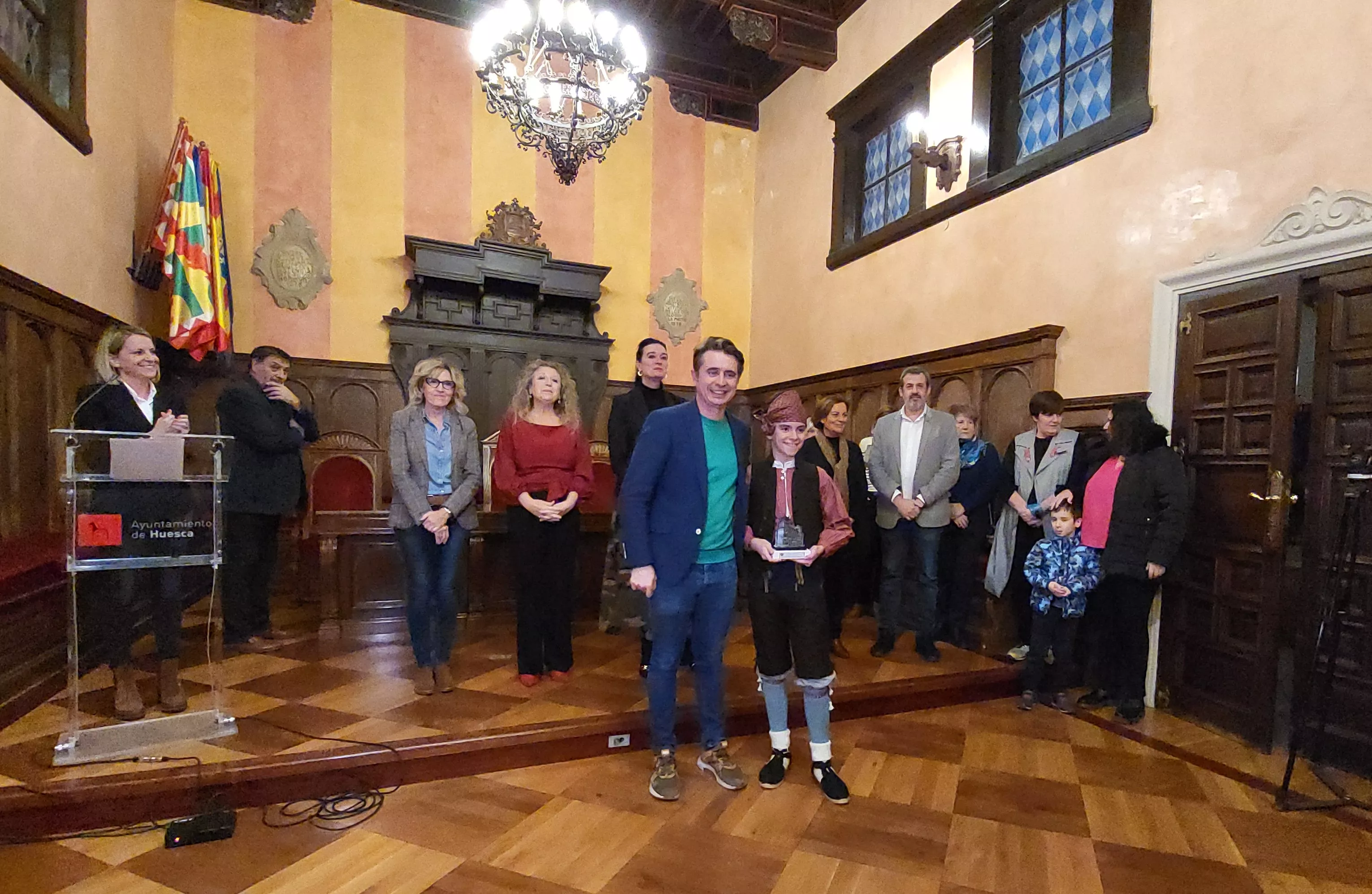 Lorién Bercero, premio niño mejor ataviado. Foto Mercedes Manterola