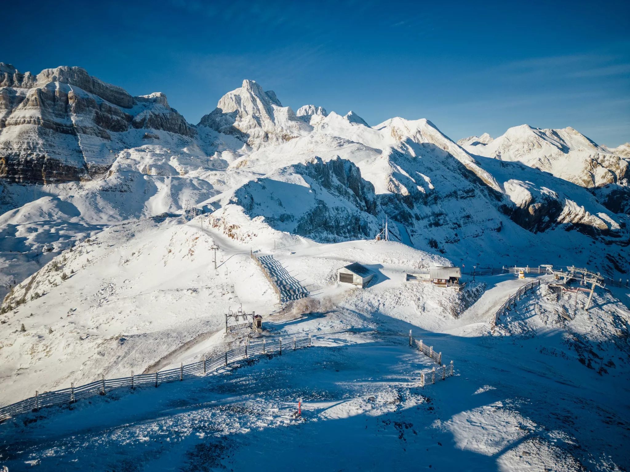 Estación de Candanchú este 23 de noviembre.
