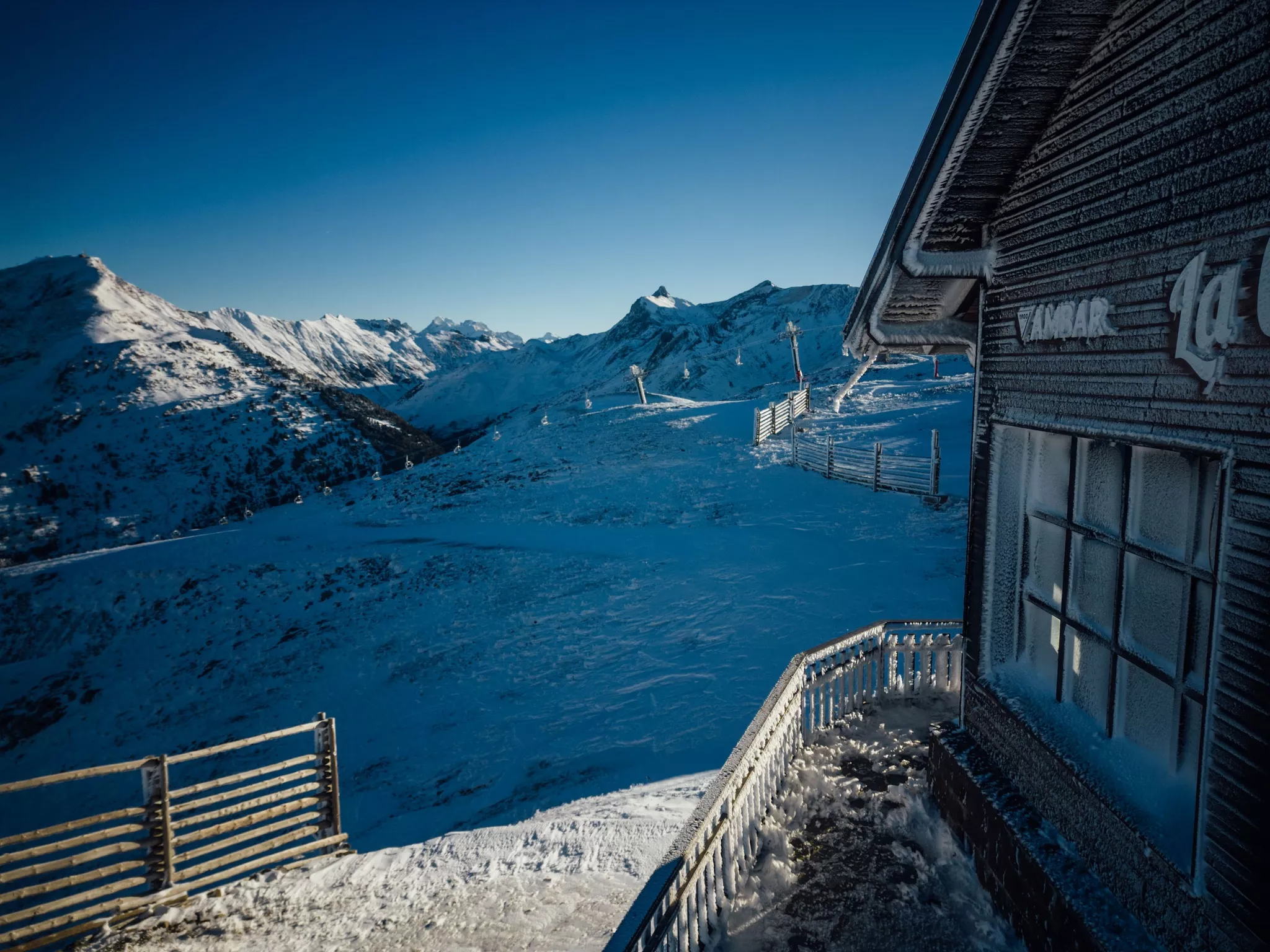 Estación de Candanchú este 23 de noviembre.