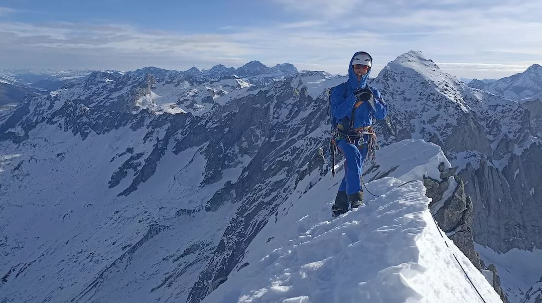 Santi Padrós en la cima