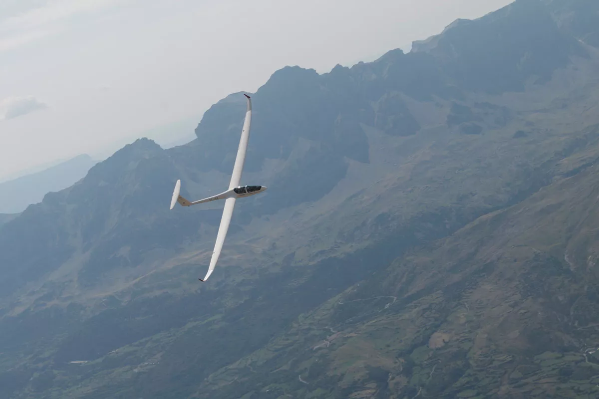 Registrado un vuelo a vela de récord en Santa Cilia.
