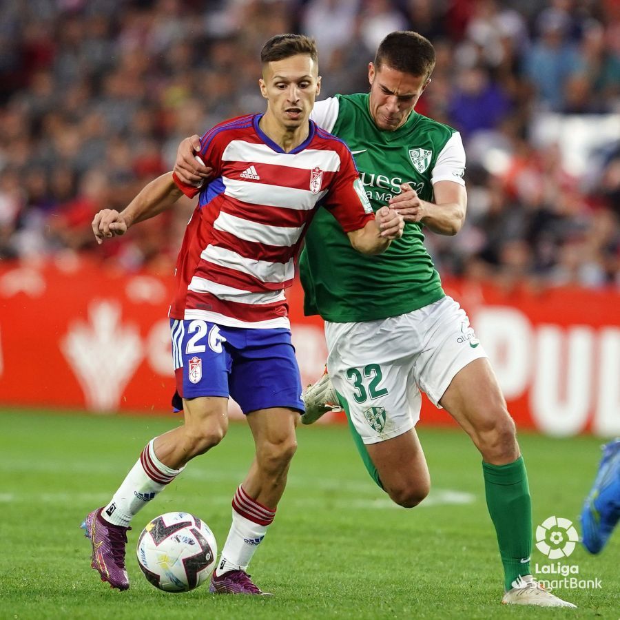 Imágenes del partido Granada-Huesca. Foto La Liga