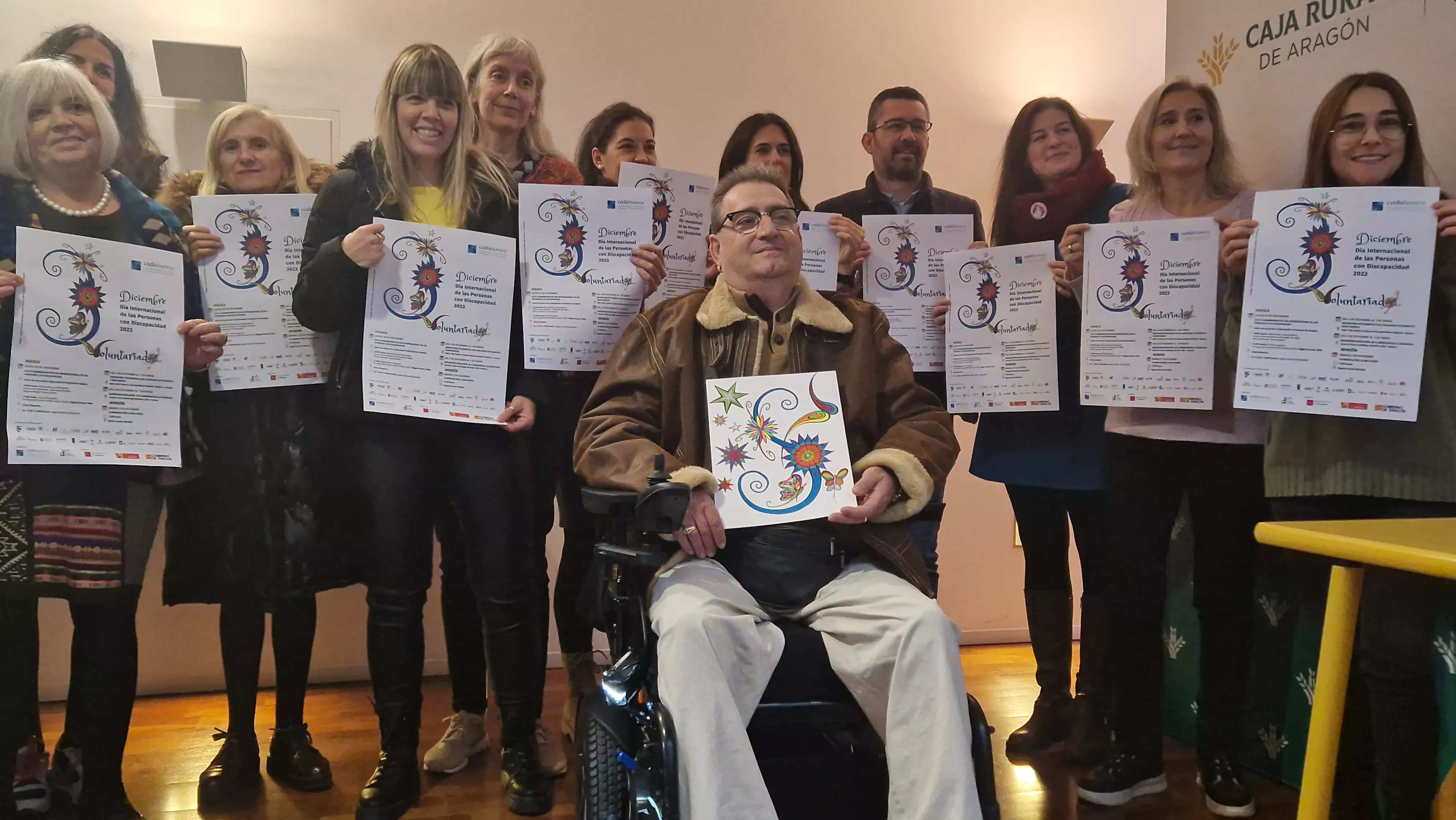 Cadis Huesca pone el foco en los voluntarios en el Día Internacional de las Personas con Discapacidad