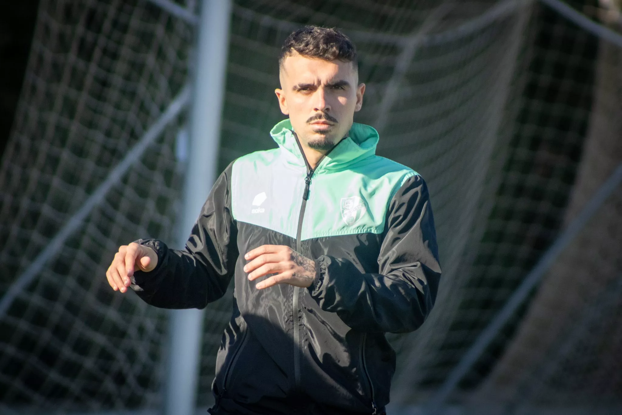 Joaquín Muñoz, jugador de la SD Huesca.