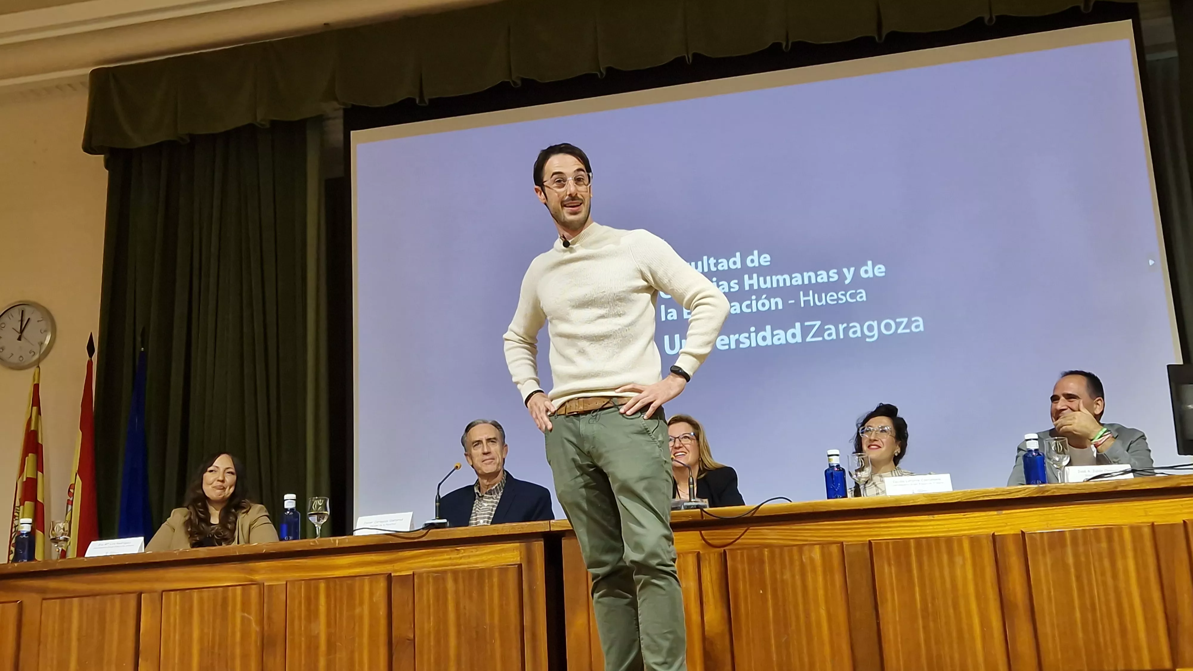 Víctor Manero. Homenaje a Pilar Tresaco y Chesús Vázquez. Foto Myriam Martínez