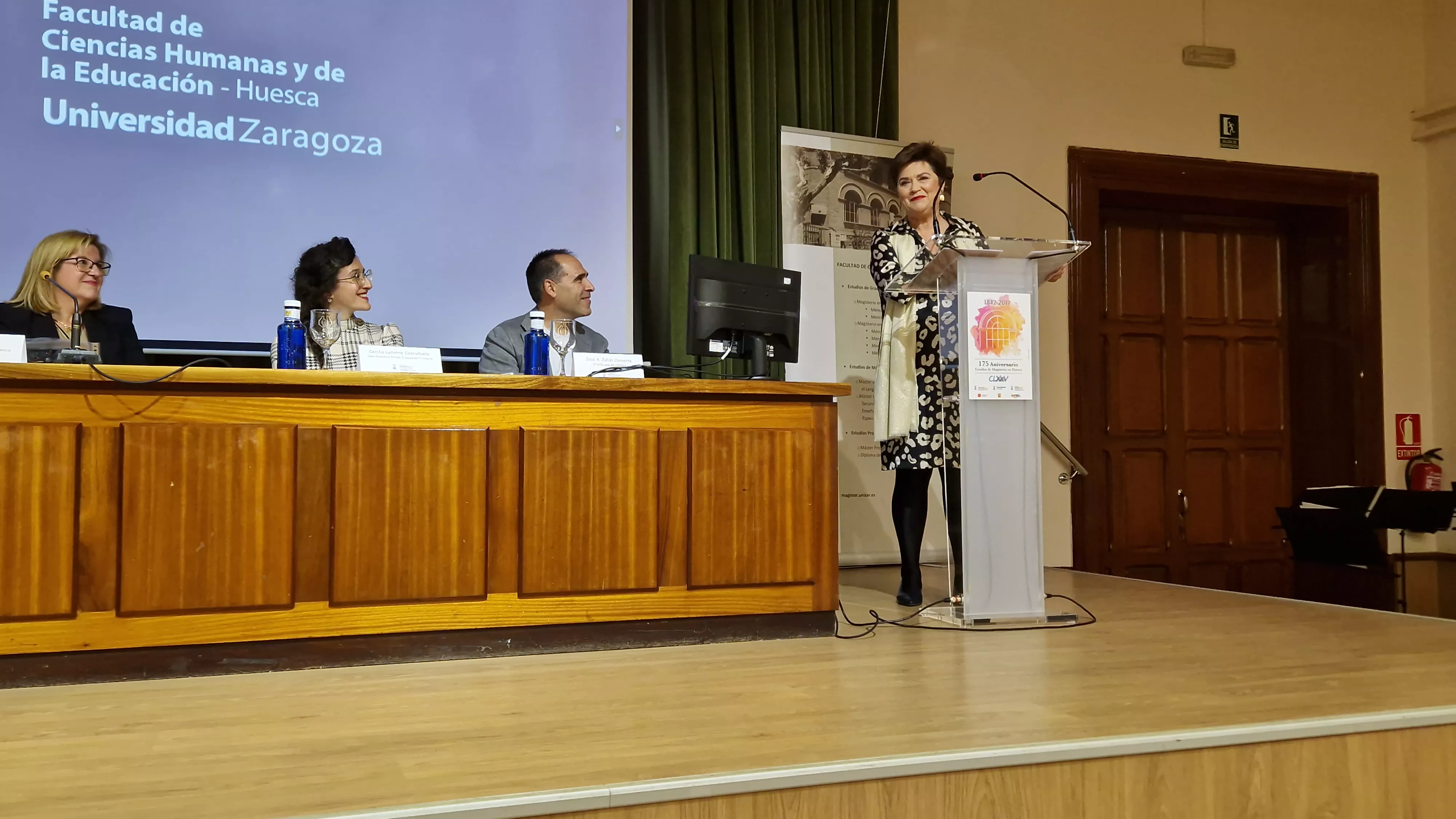 Lourdes Cadena. Homenaje a Pilar Tresaco y Chesús Vázquez. Foto Myriam Martínez