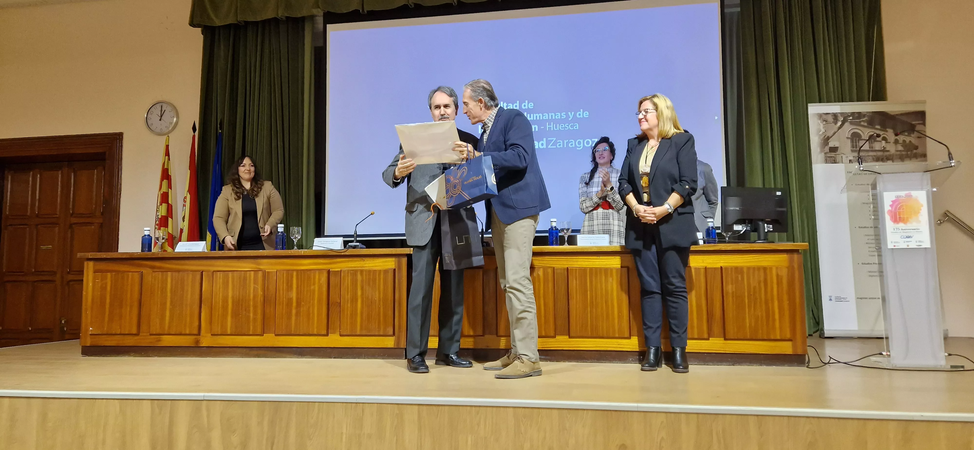 Homenaje a Pilar Tresaco y Chesús Vázquez. Foto Myriam Martínez