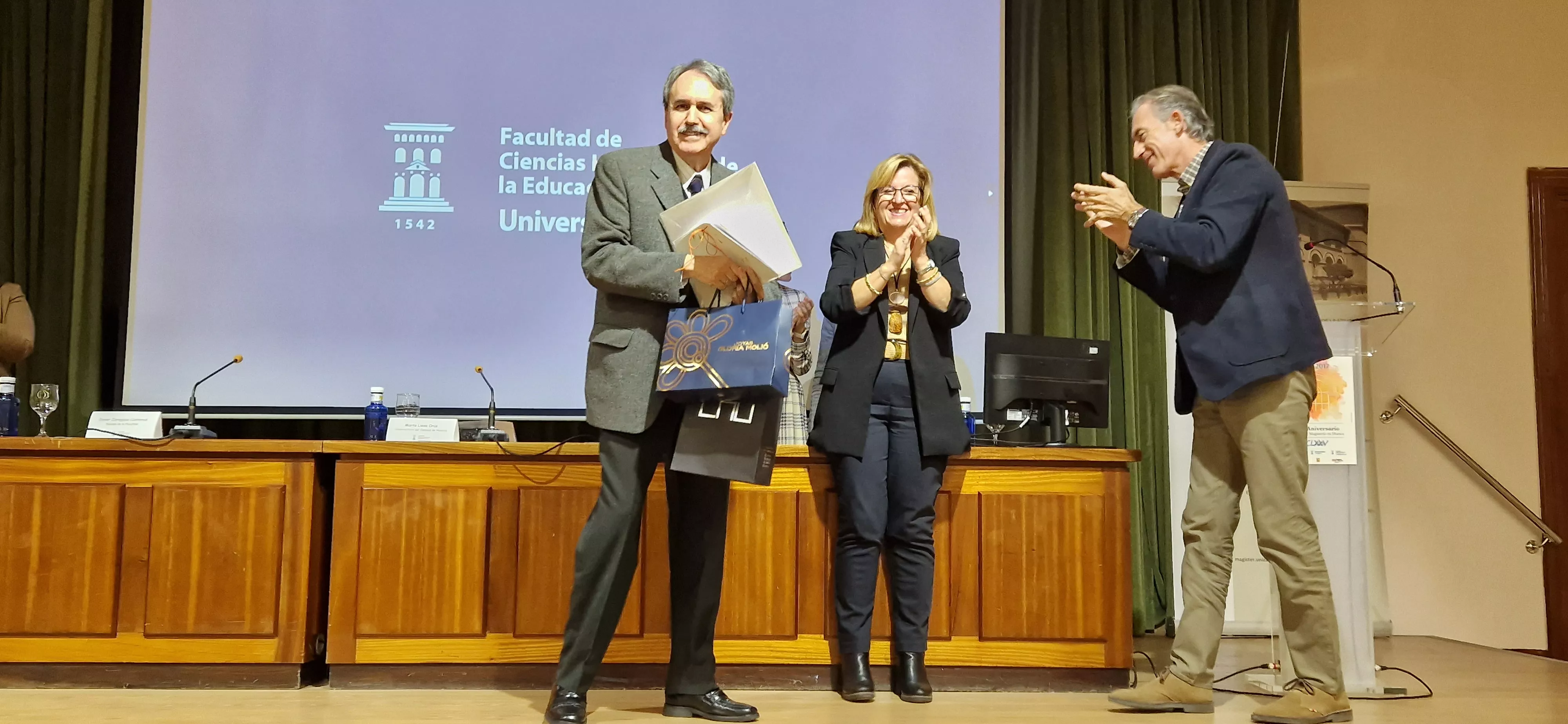 Homenaje a Pilar Tresaco y Chesús Vázquez. Foto Myriam Martínez