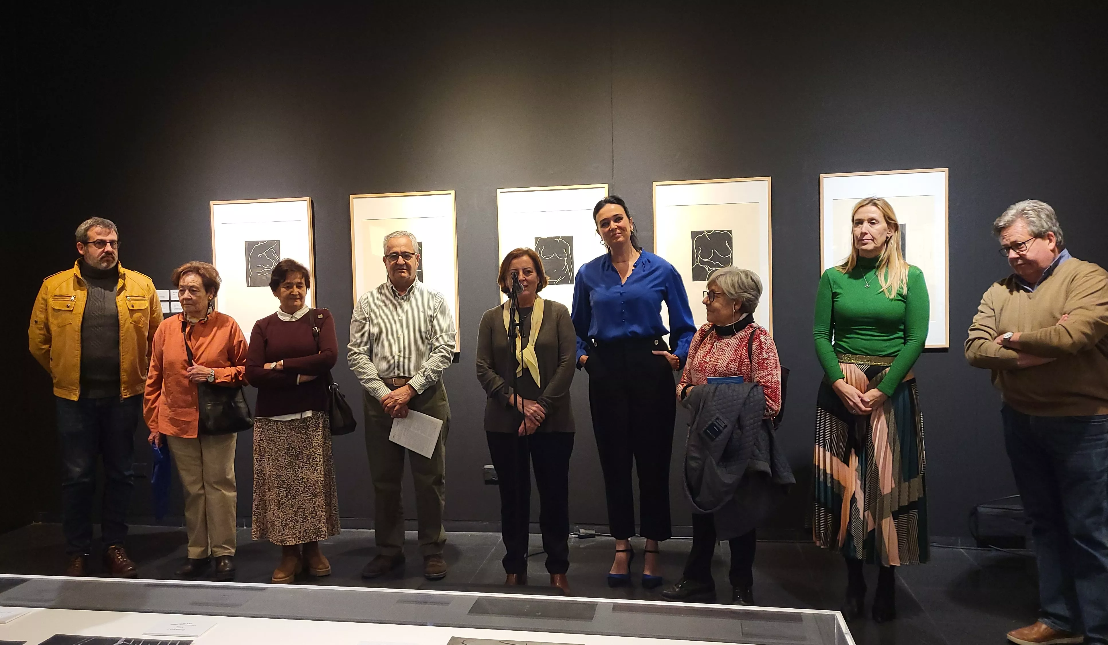 Inauguración de la exposición "Katia Acín, gran mujer" en el Centro Cultural Matadero de Huesca.