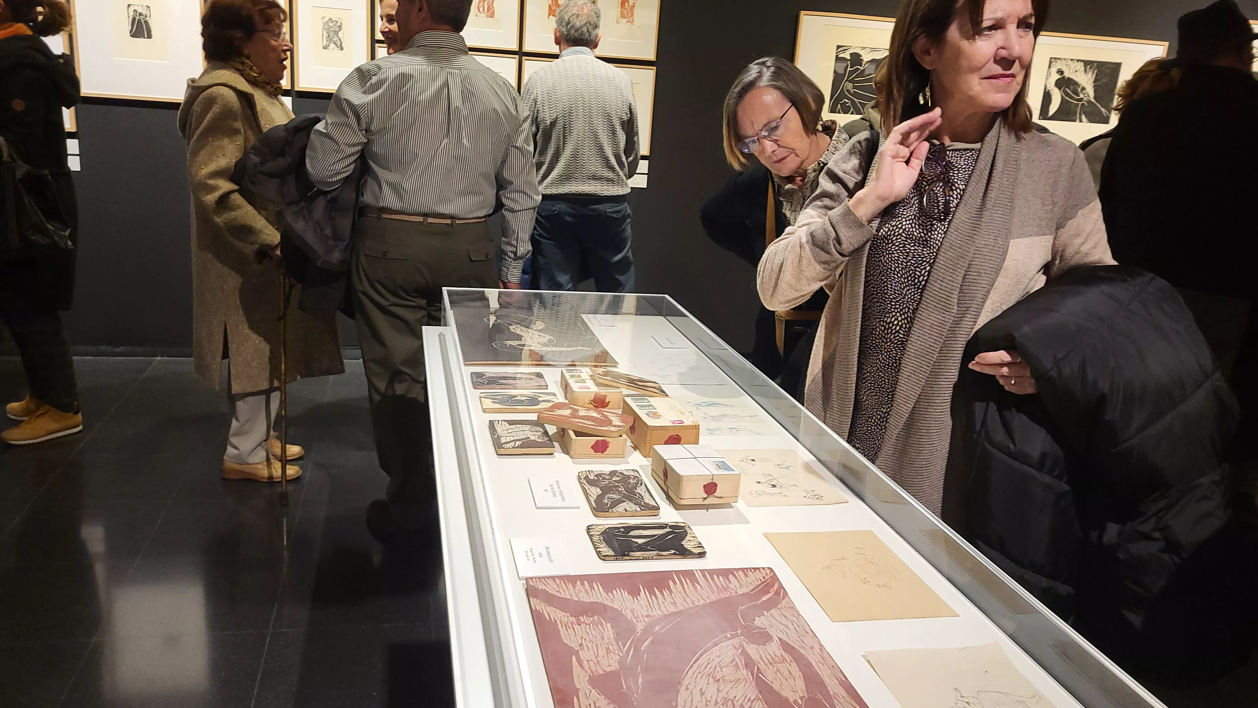  Inauguración en Huesca de la exposición "Katia Acín, gran mujer". Foto Mercedes Manterola