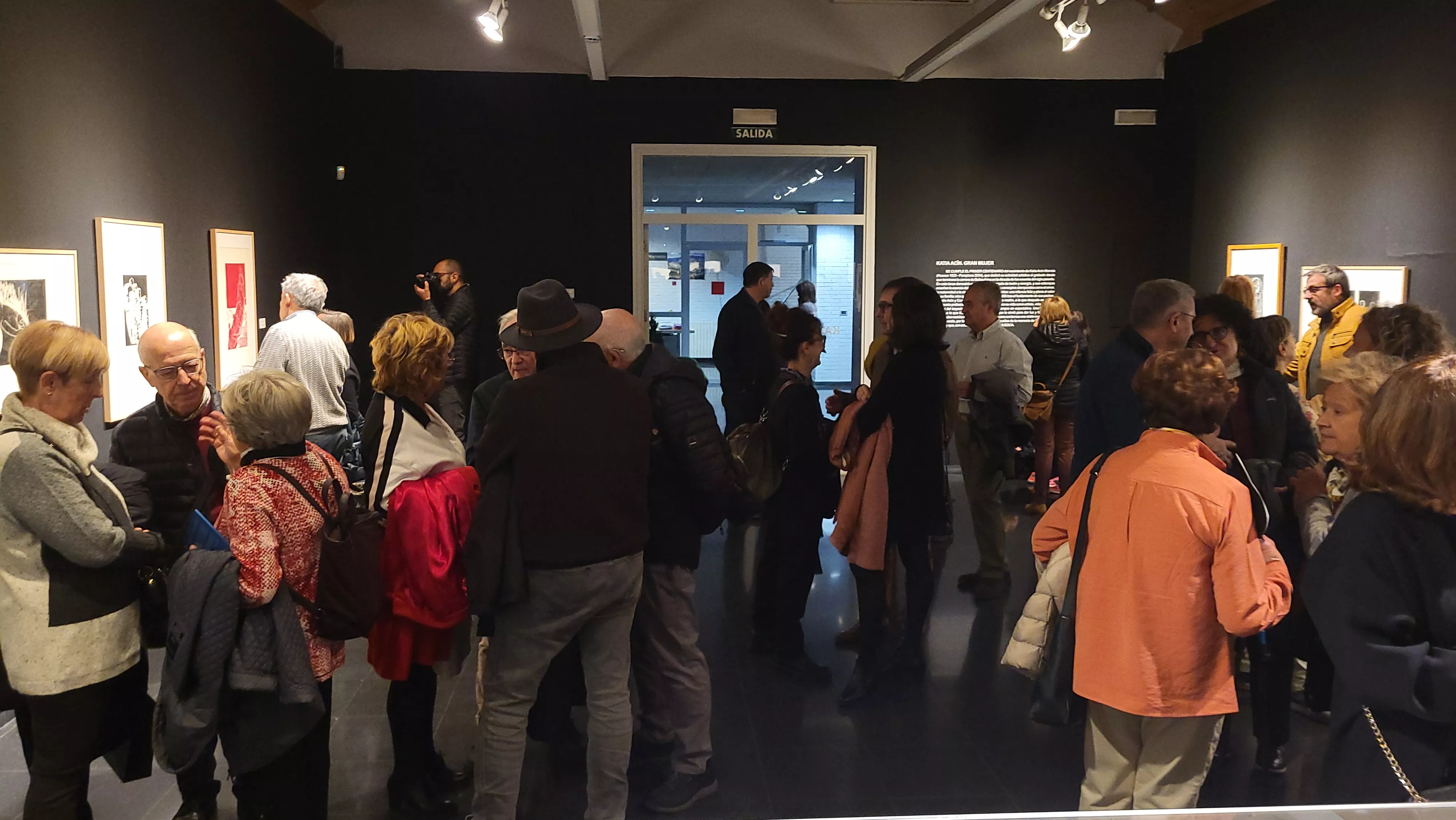  Inauguración en Huesca de la exposición "Katia Acín, gran mujer". Foto Mercedes Manterola