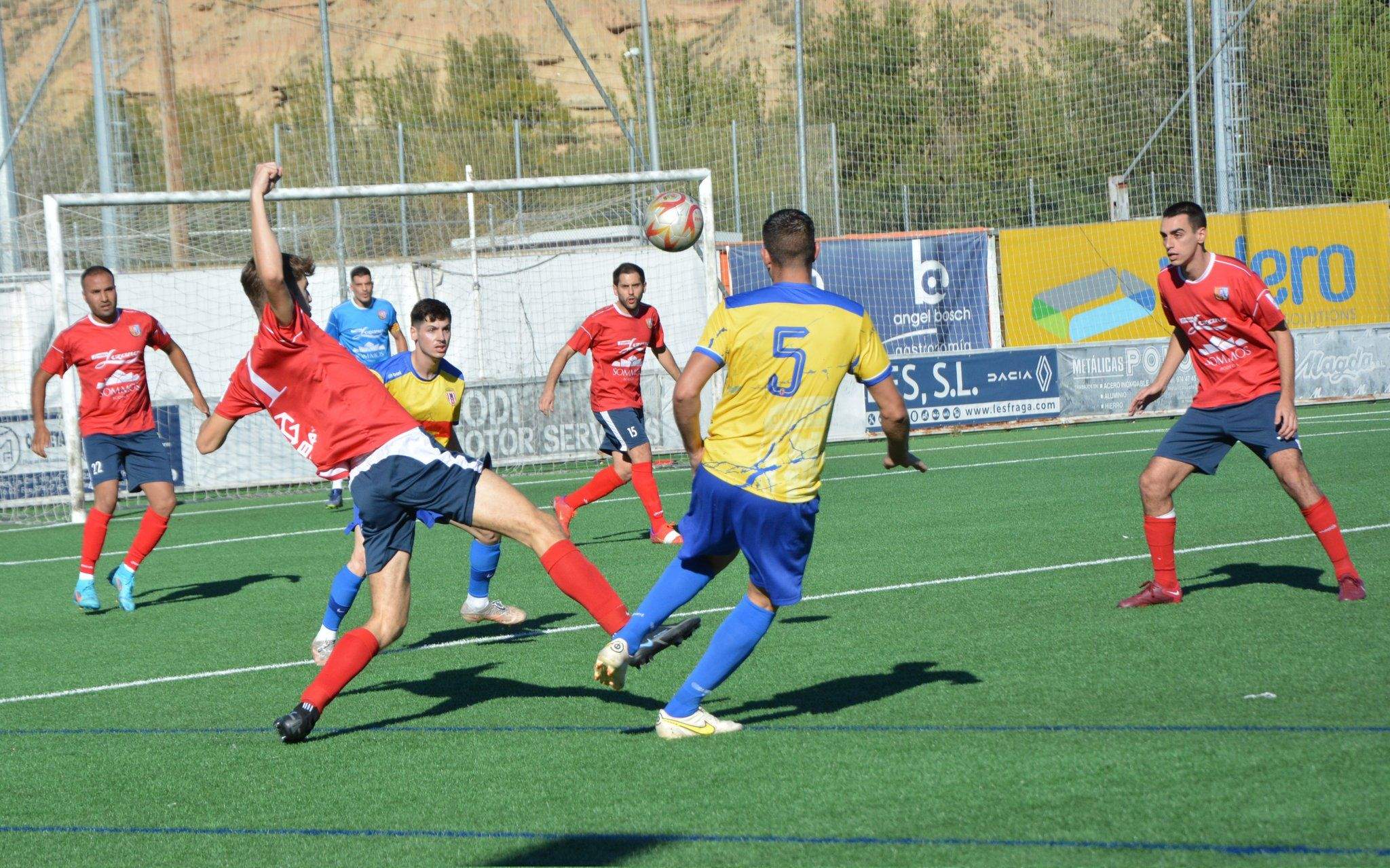 El Fraga se llevó el duelo ante el Ontiñena. Foto: UD Fraga