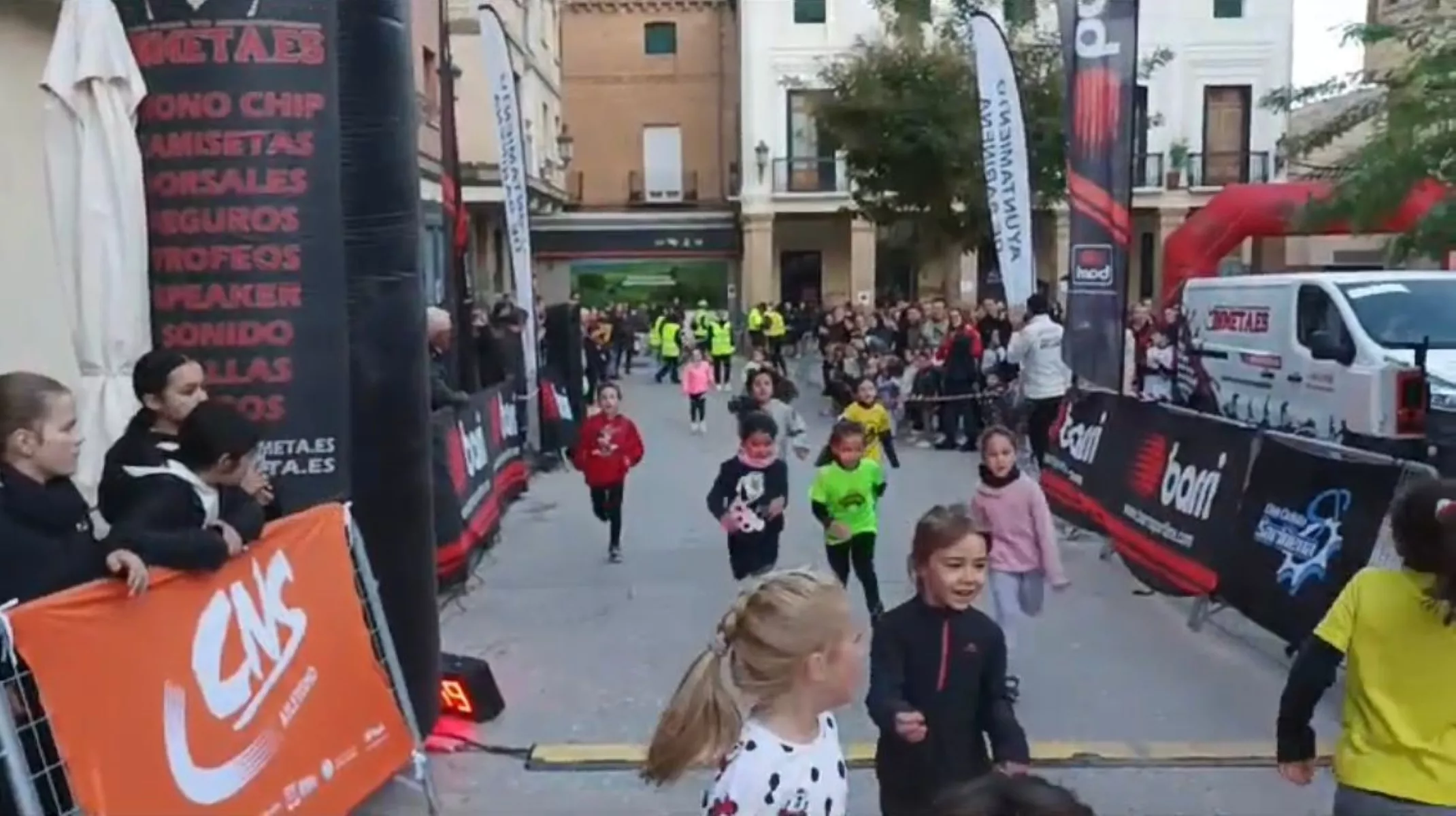Carrera 5K y 10 K Sariñena, Prueba infantil.