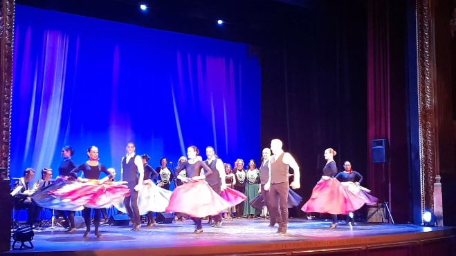 Uno de los números del espectáculo
